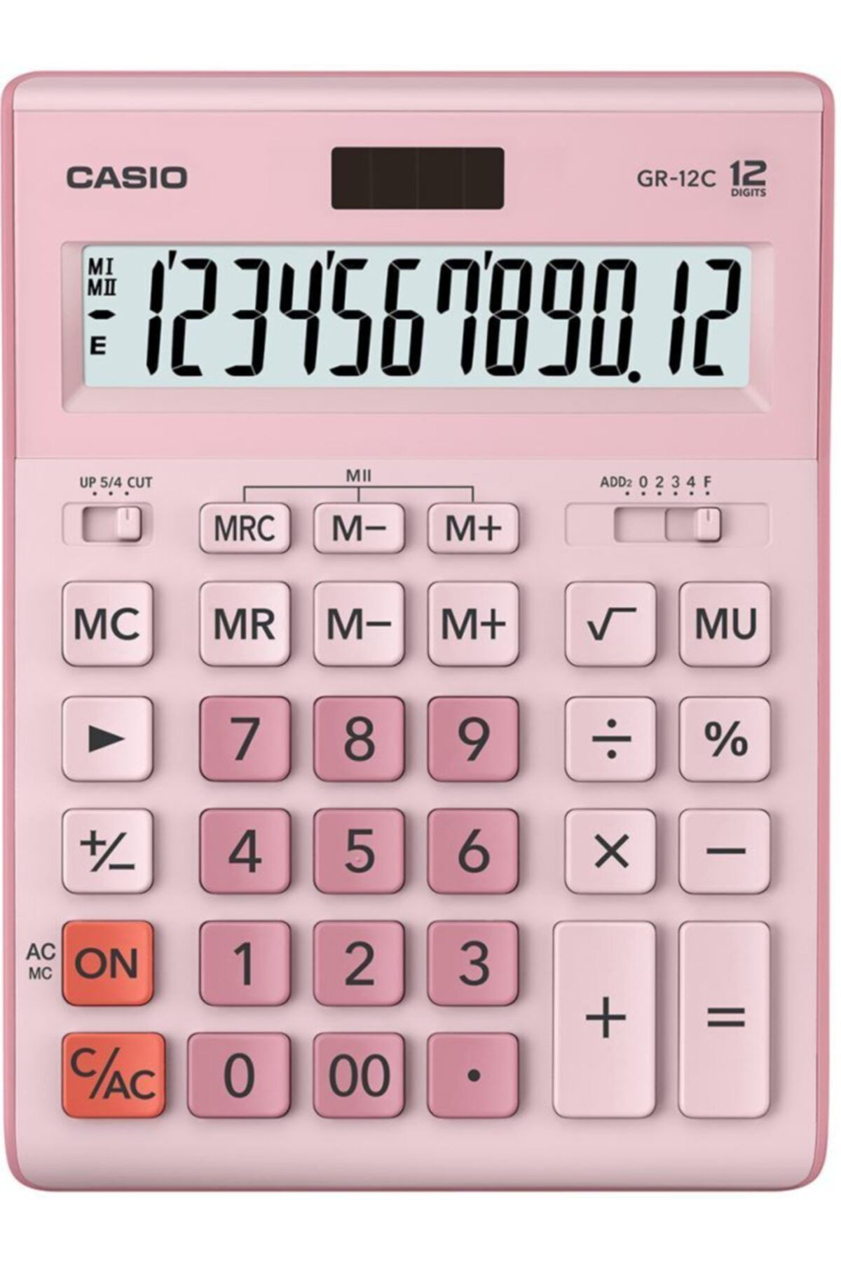 Casio Gr-12C-Pk 12 Haneli Masaüstü Hesap Makinesi