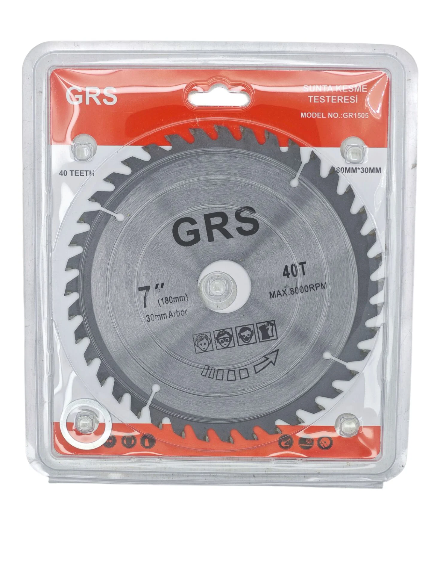 GR1505   GRS 40T Sunta Kesme Testeresi 180mm 3mm
