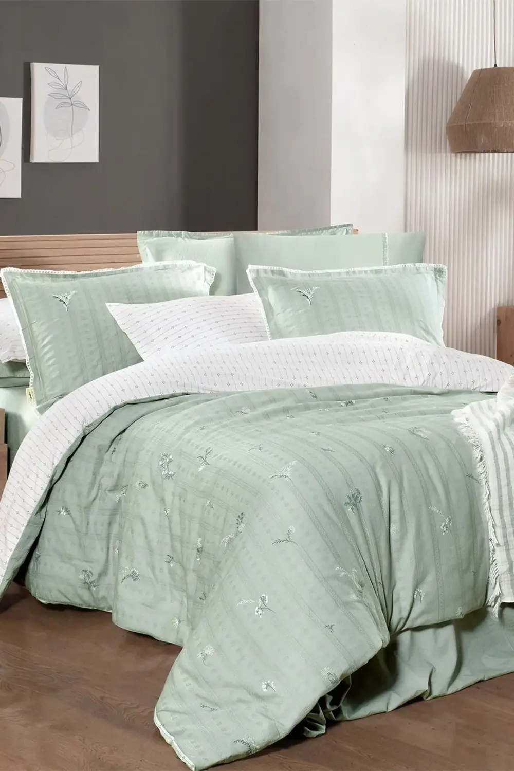 Gracia Çift Kişilik %100 Pamuk Mood Comfort Nevresim Takımı