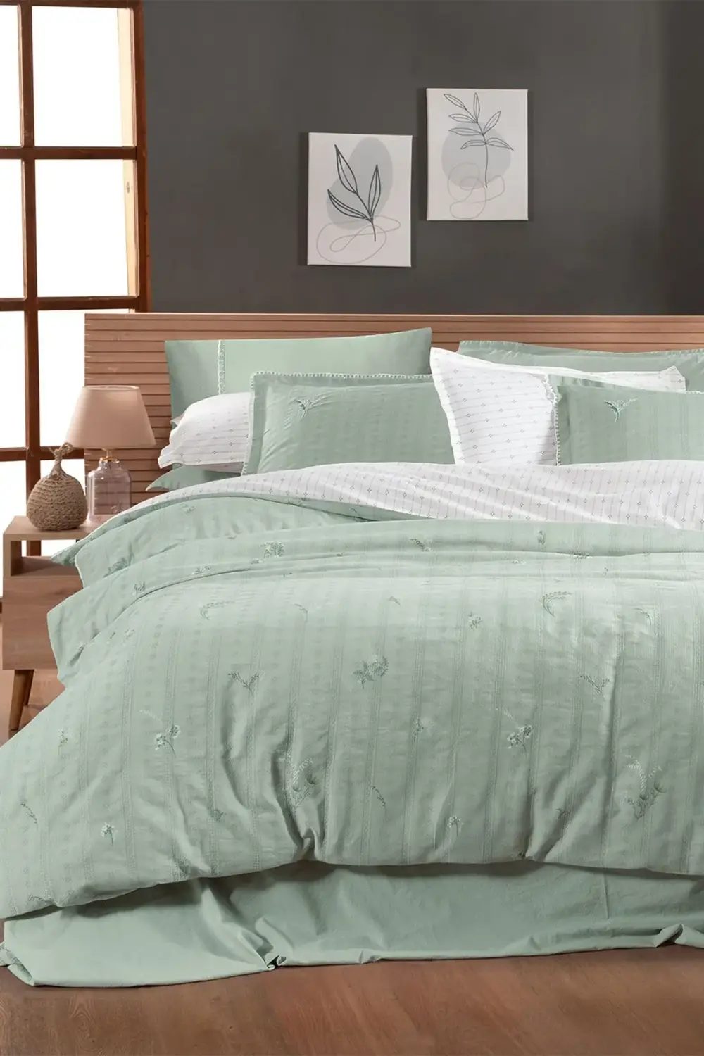 Gracia Çift Kişilik %100 Pamuk Mood Comfort Nevresim Takımı