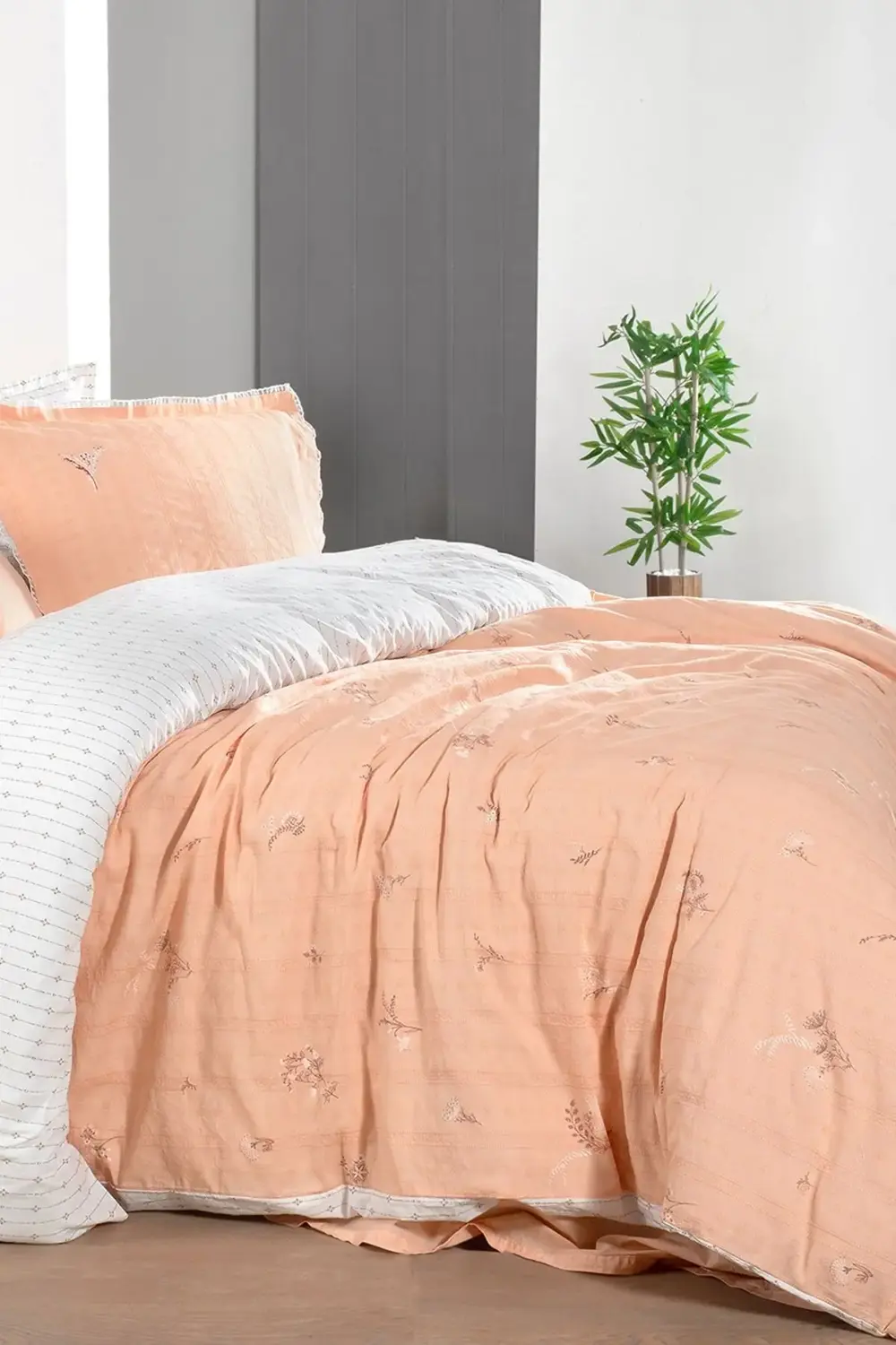 Sarev Gracia Tek Kişilik %100 Pamuk Mood Comfort Nevresim Takımı