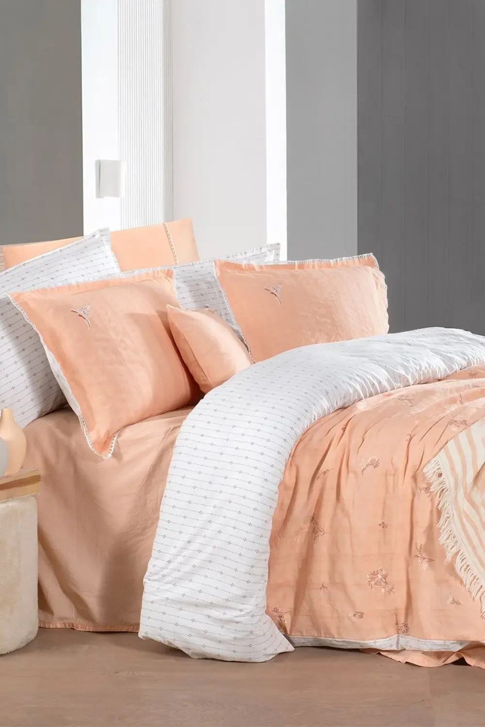 Sarev Gracia Tek Kişilik %100 Pamuk Mood Comfort Nevresim Takımı