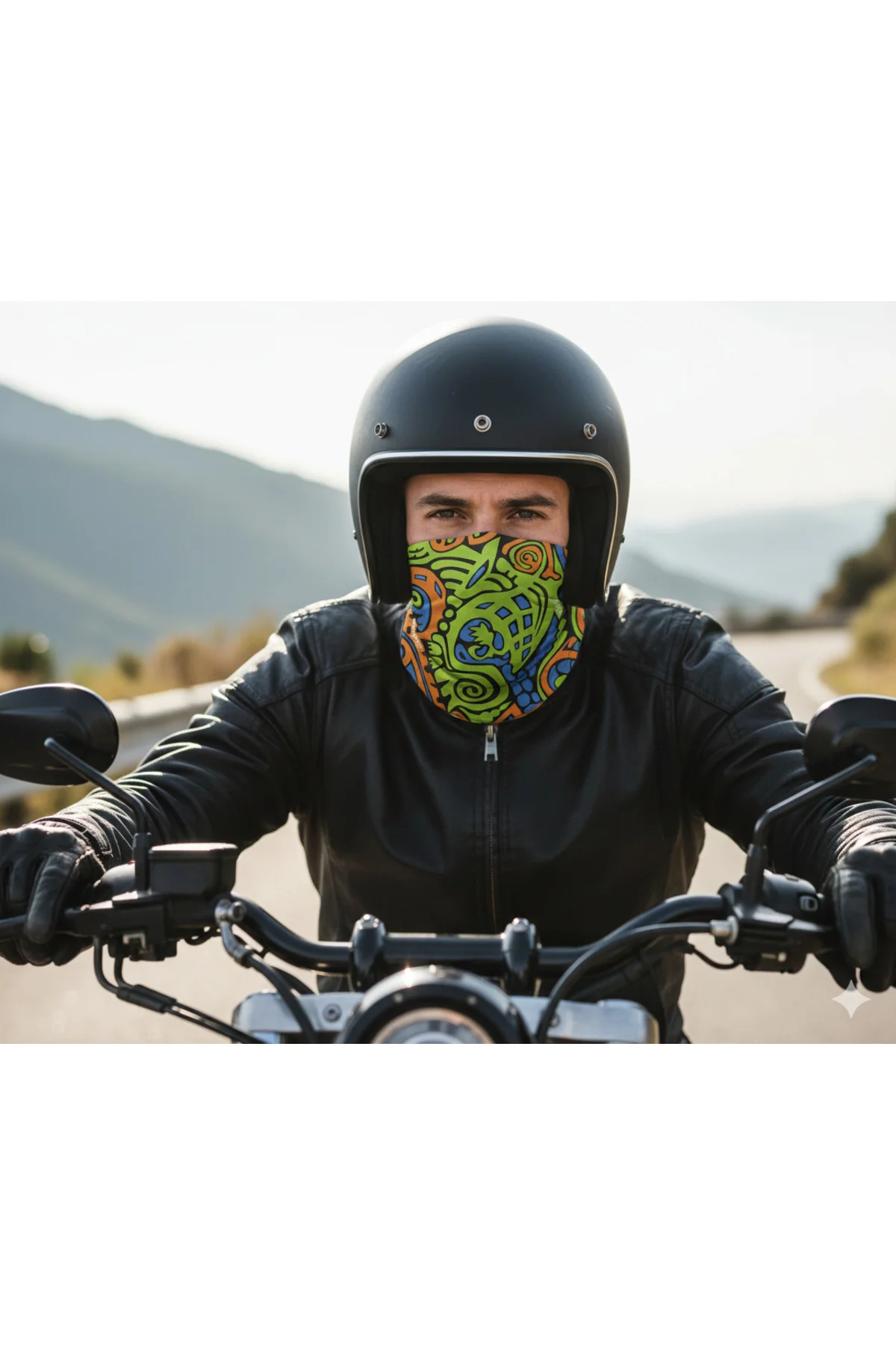GRAFFİTY Unisex Motorcu Buff Outdoor Bandana– Rüzgâr, Toz ve Soğu