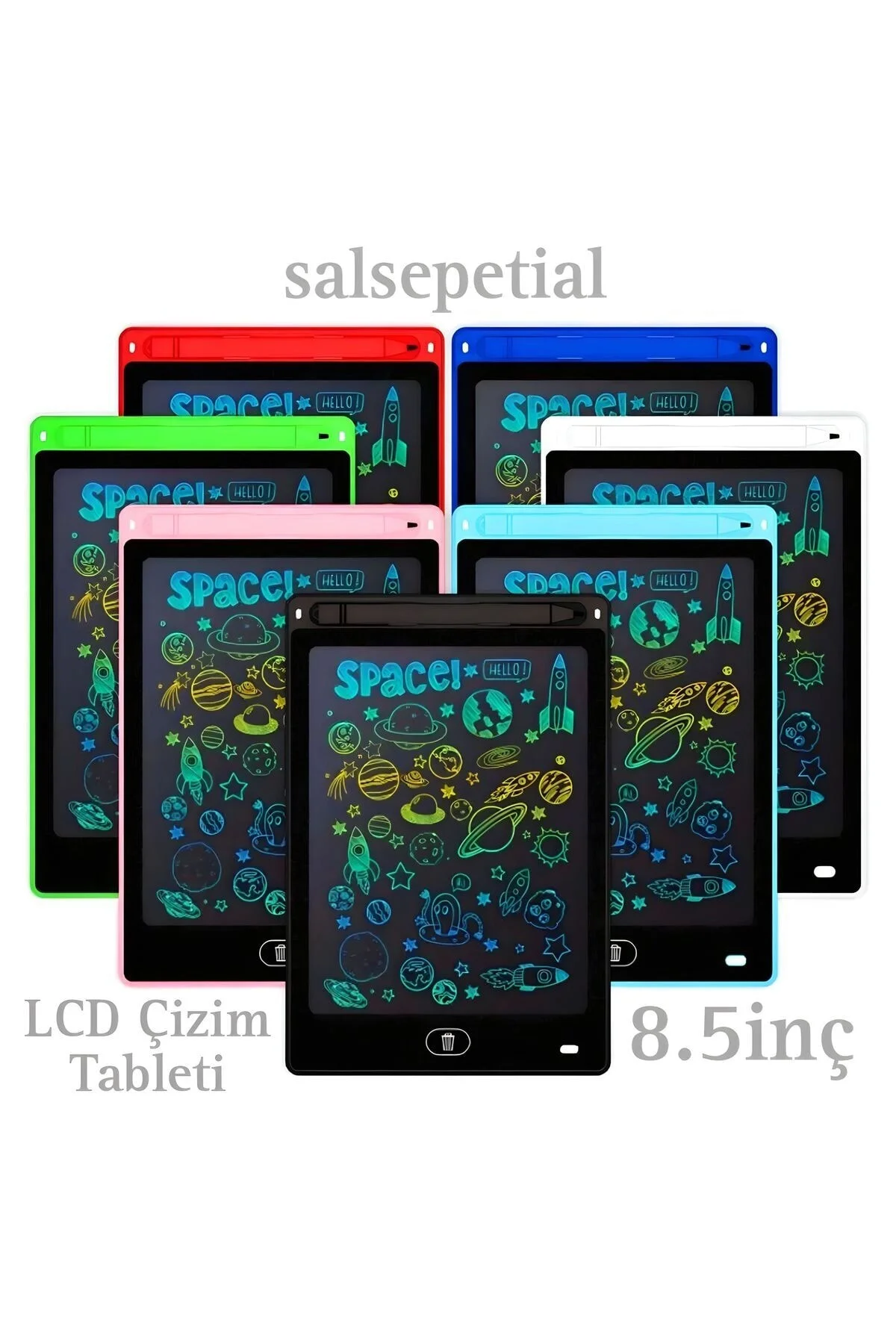 Grafik Dijital Kalemli LCD Çizim Tableti Çocuk Yazı Tahtası 8.5 I
