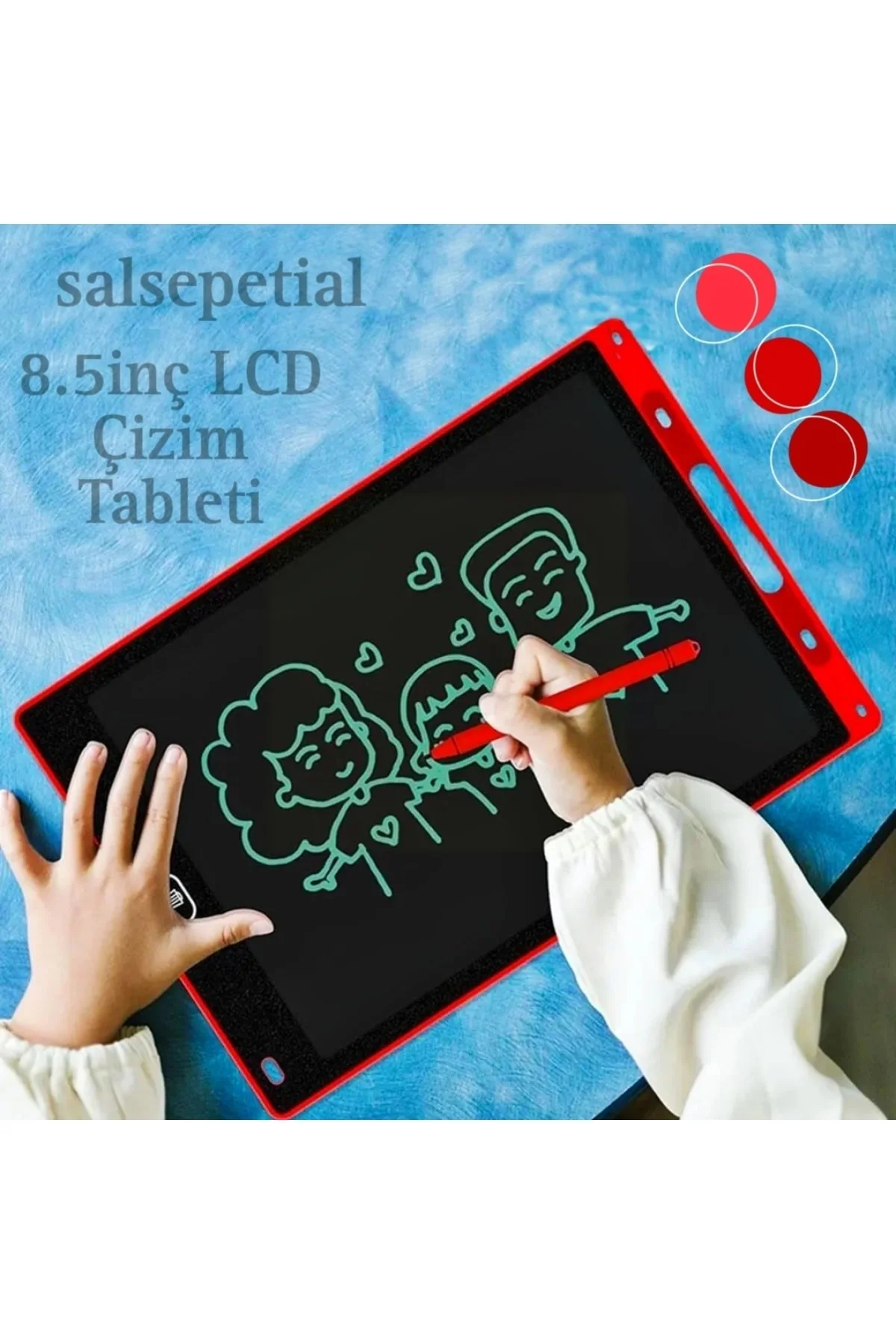 Grafik Dijital Kalemli LCD Çizim Tableti Çocuk Yazı Tahtası 8.5 I
