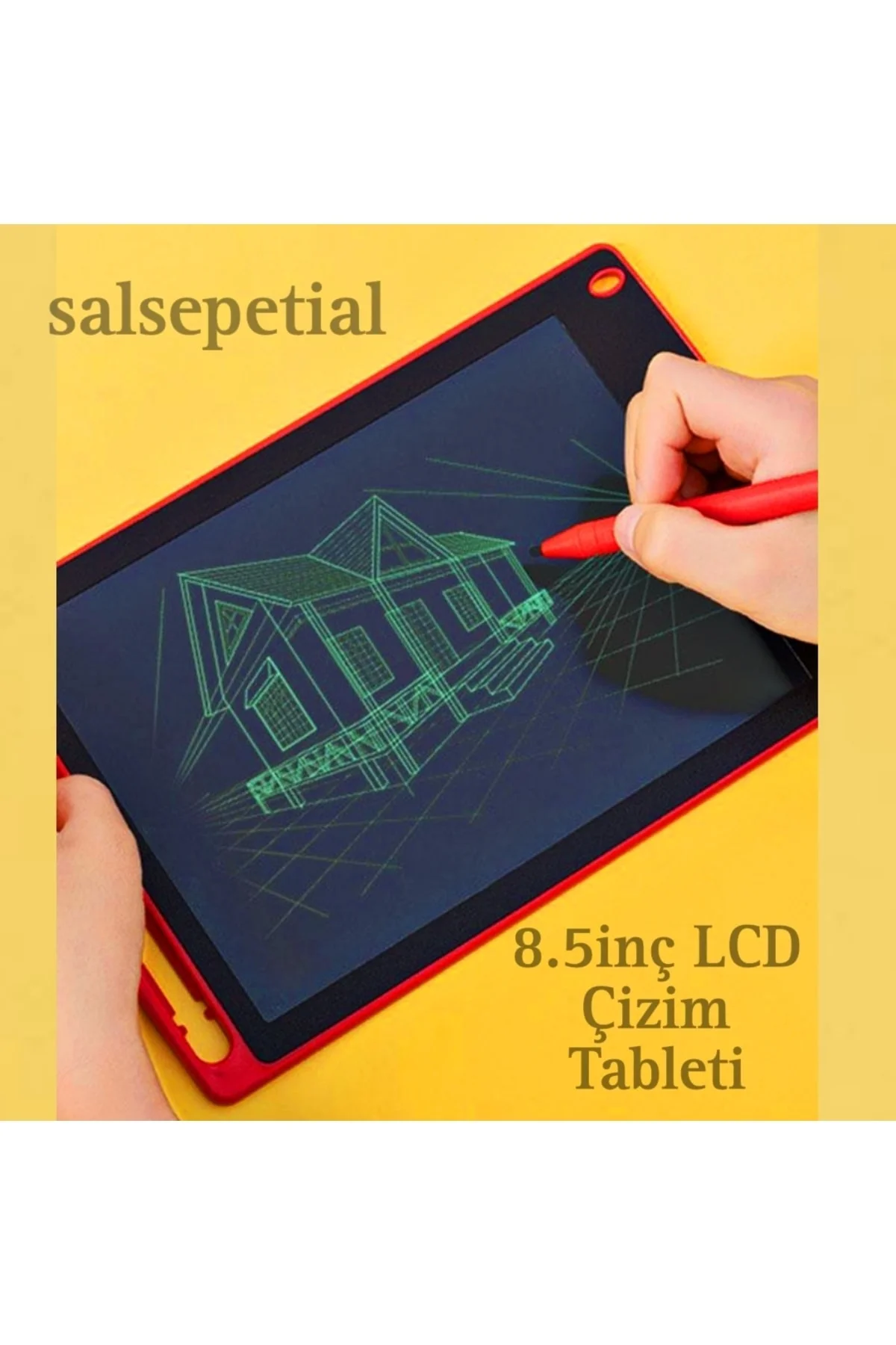 Grafik Dijital Kalemli LCD Çizim Tableti Çocuk Yazı Tahtası 8.5 I