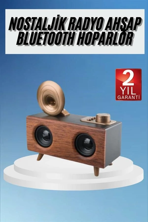 Gramafon Radyo Bluetooth Hoparlör Nostaljik Radyo FM Radyo Fiyatı, Yorumları ve Özellikleri