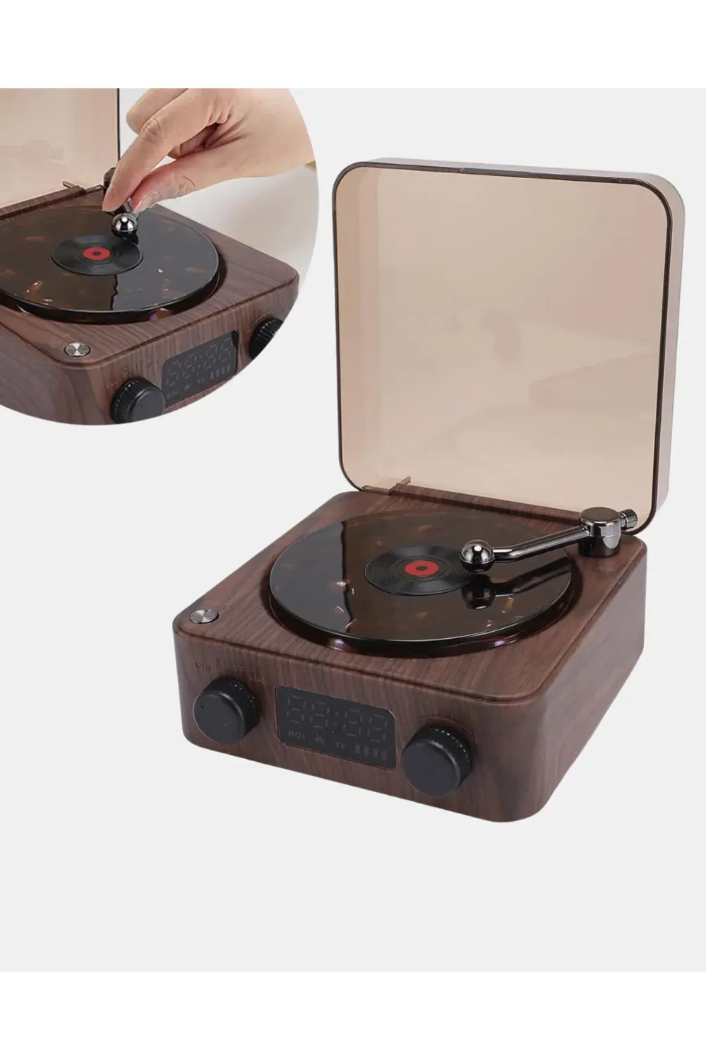 GRAMAFON SPEAKER KAHVERENGİ