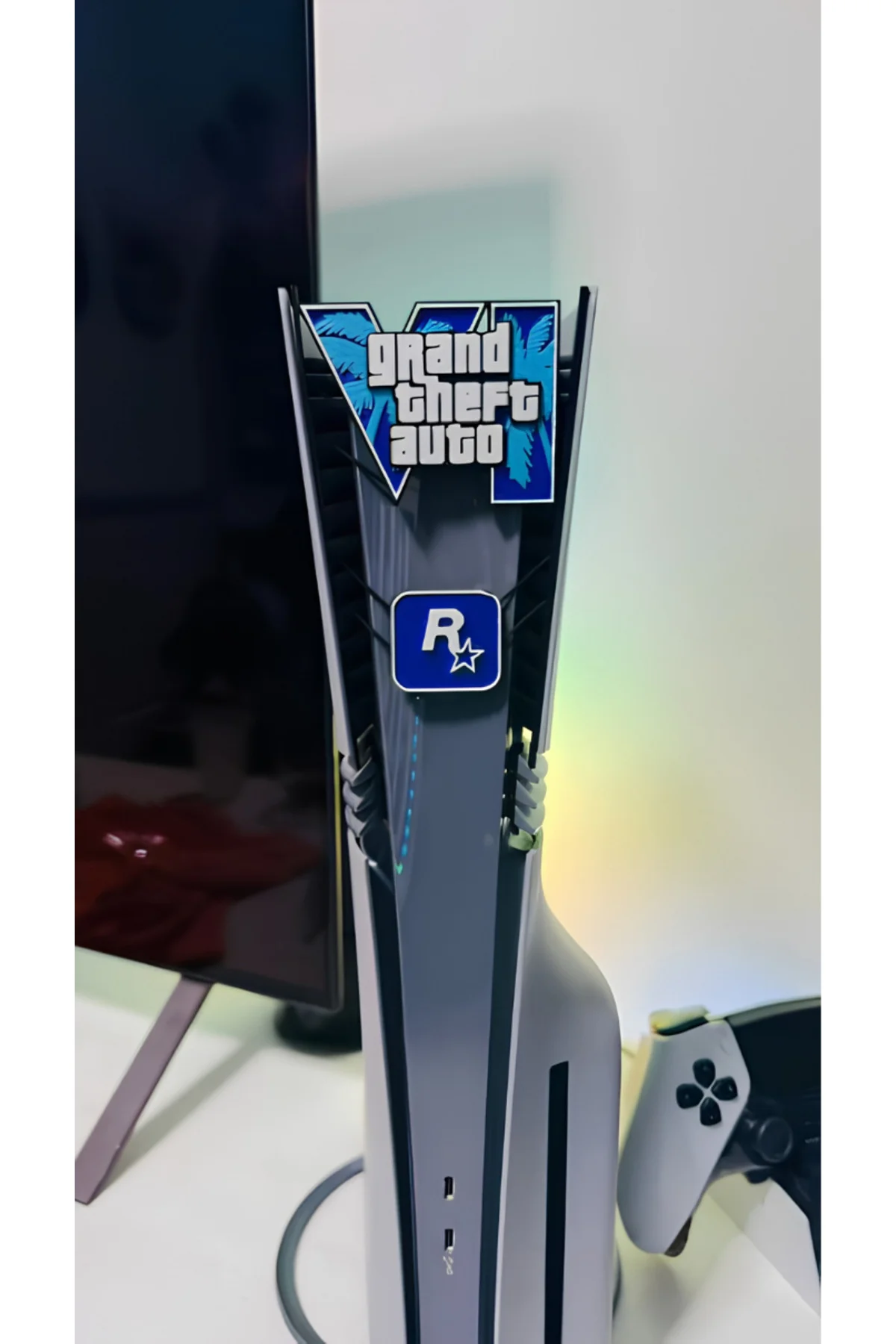 Grand Theft Auto VI GTA6 Logolu PS5 Kapağı