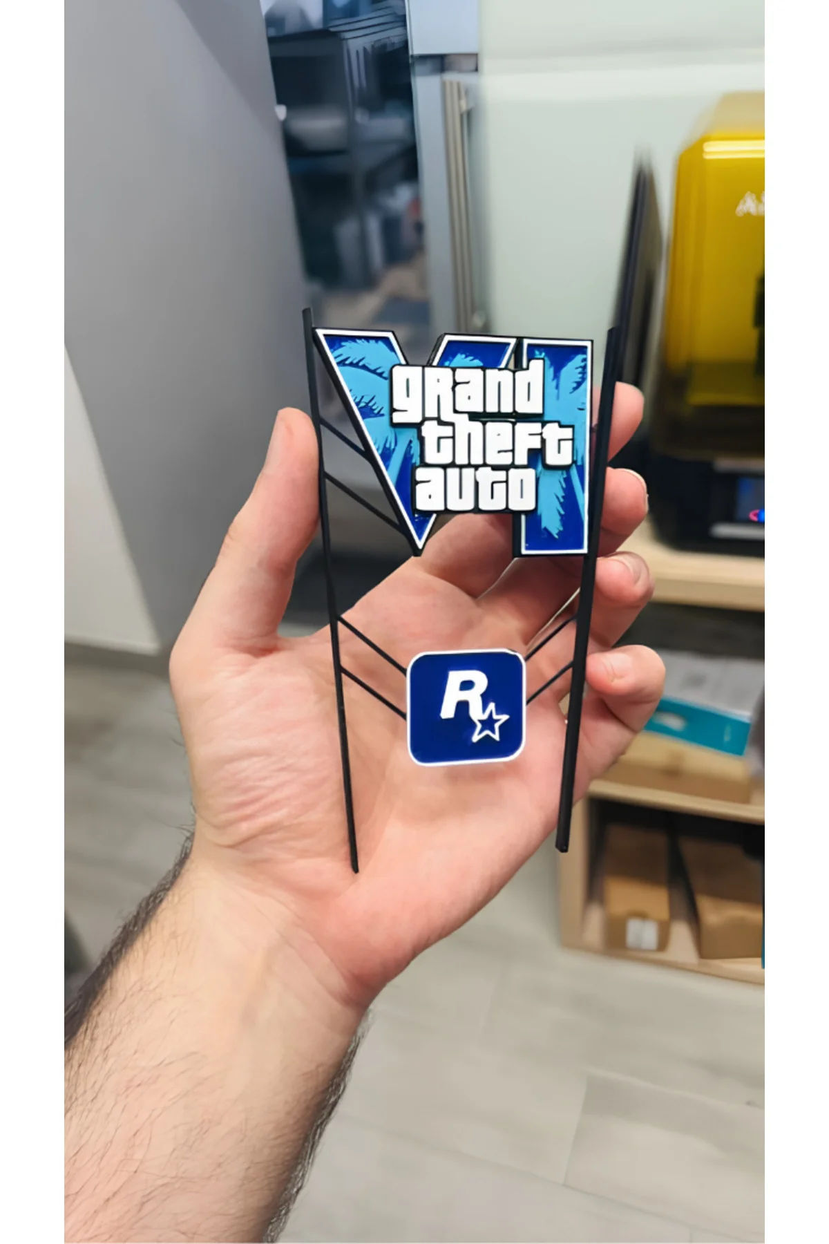 Grand Theft Auto VI GTA6 Logolu PS5 Kapağı