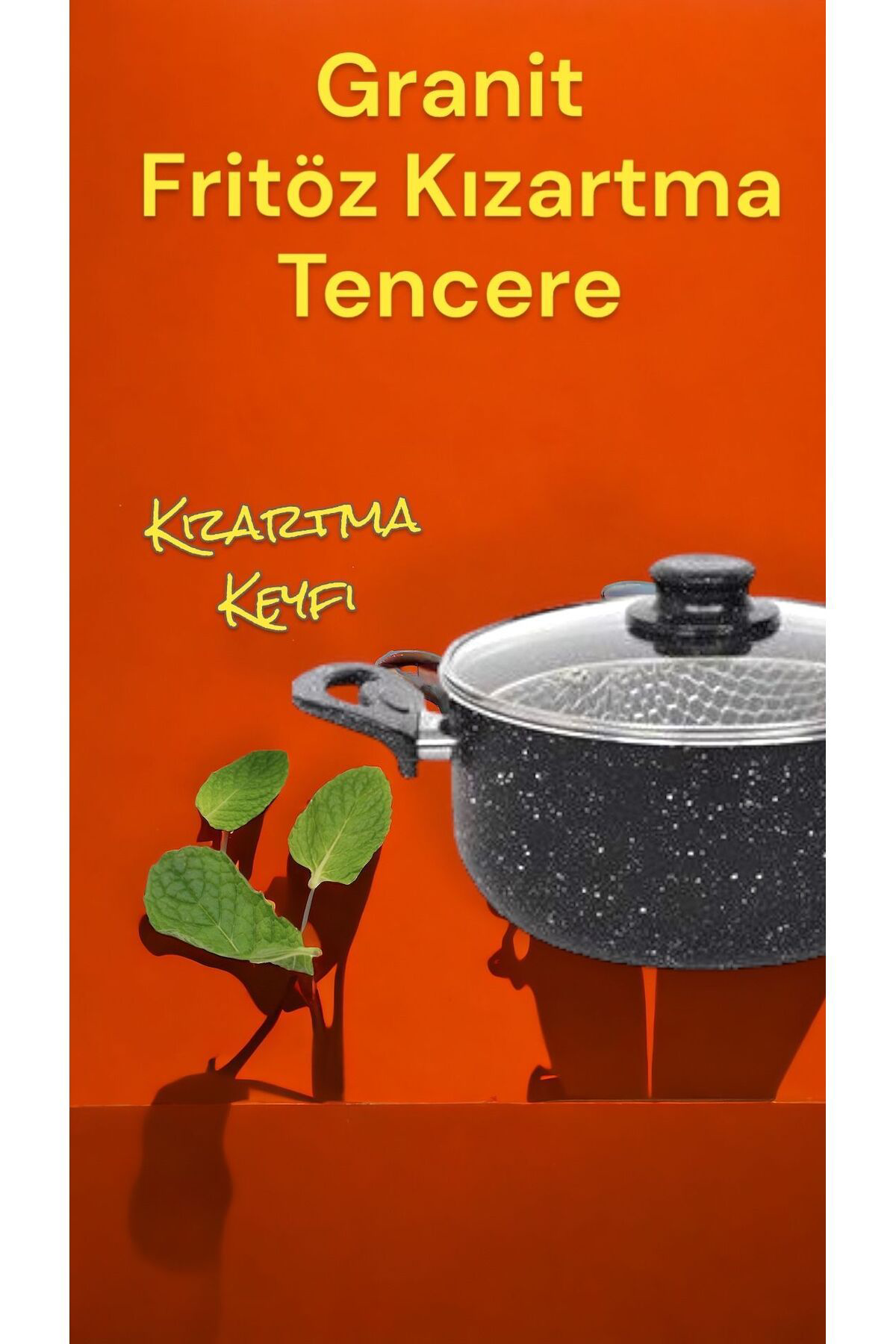 Granit 22cm Fritöz Tencere