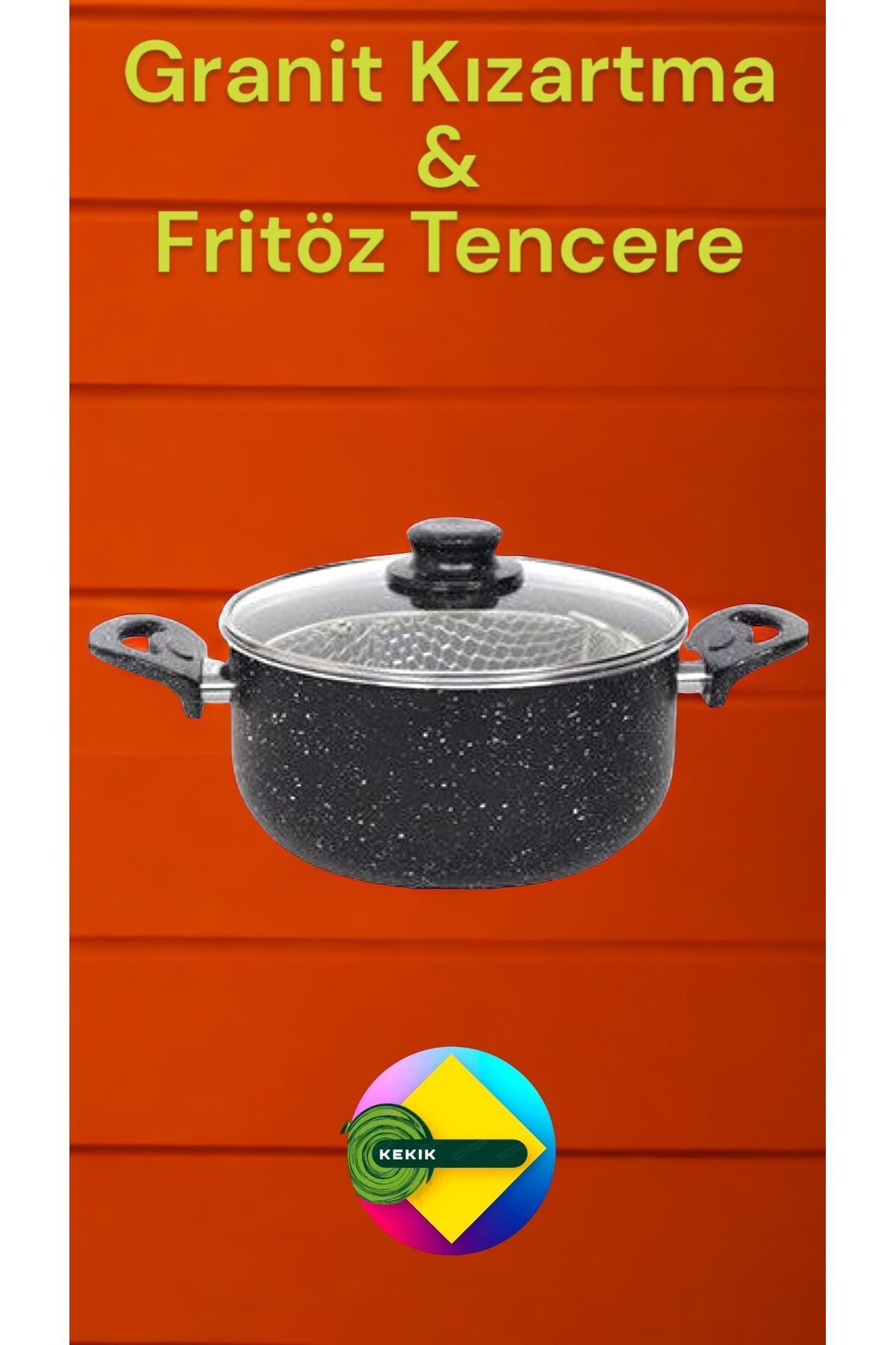 Granit 22cm Fritöz Tencere