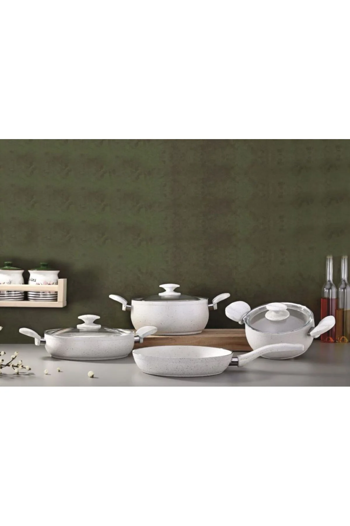 Granit 7 Parça ZİTA Tencere Seti