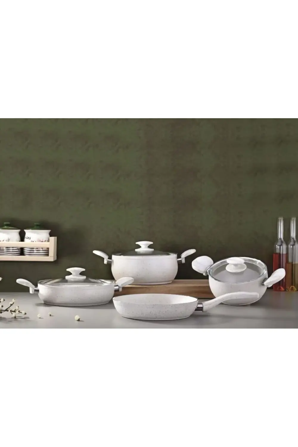 Granit 7 Parça ZİTA Tencere Seti