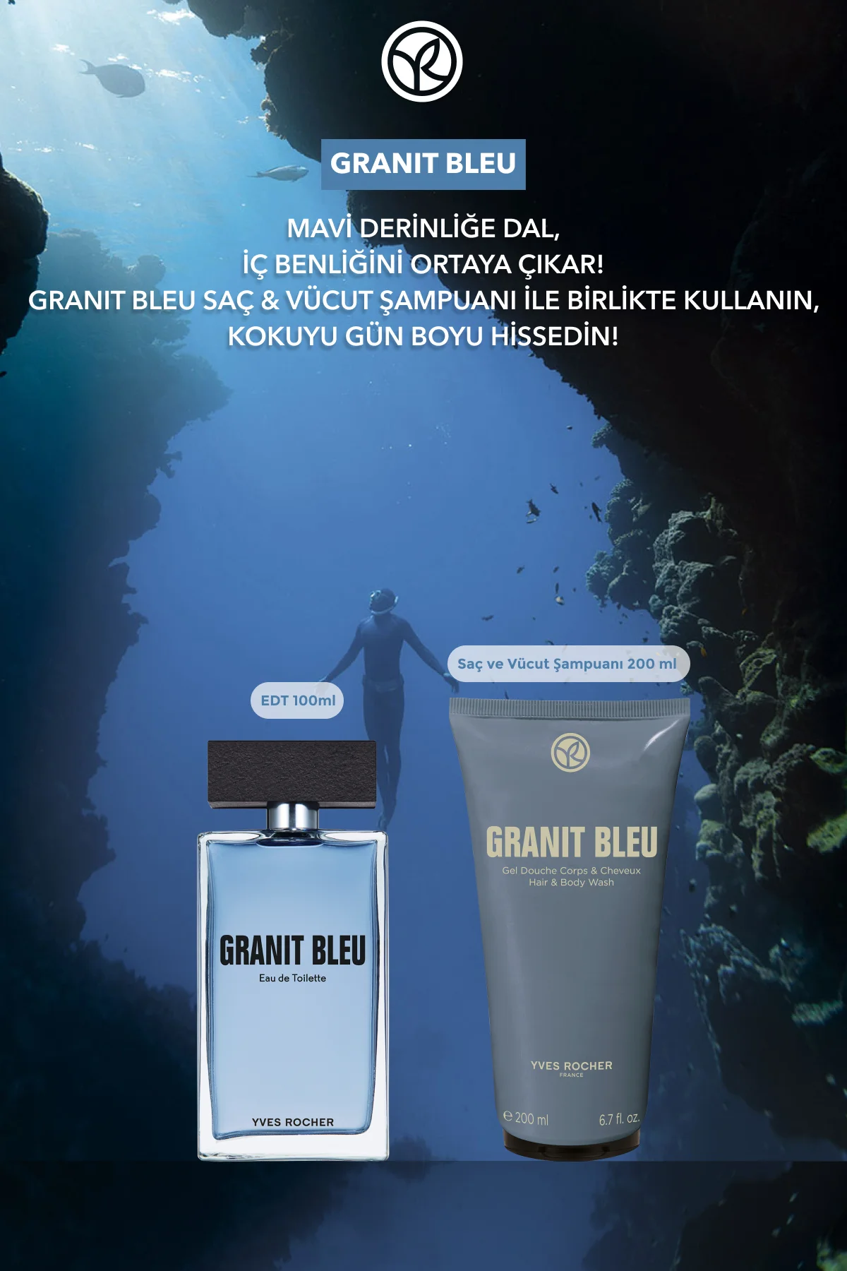 Granit Bleu EDT-Erkek Parfüm-100ml