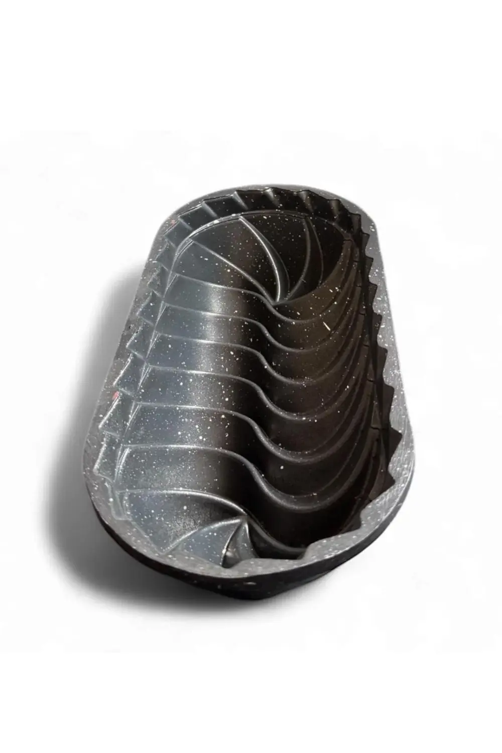 Granit Desenli Döküm Baton Kek Kalıbı – 32,5 cm x 6,5 cm | Dalga