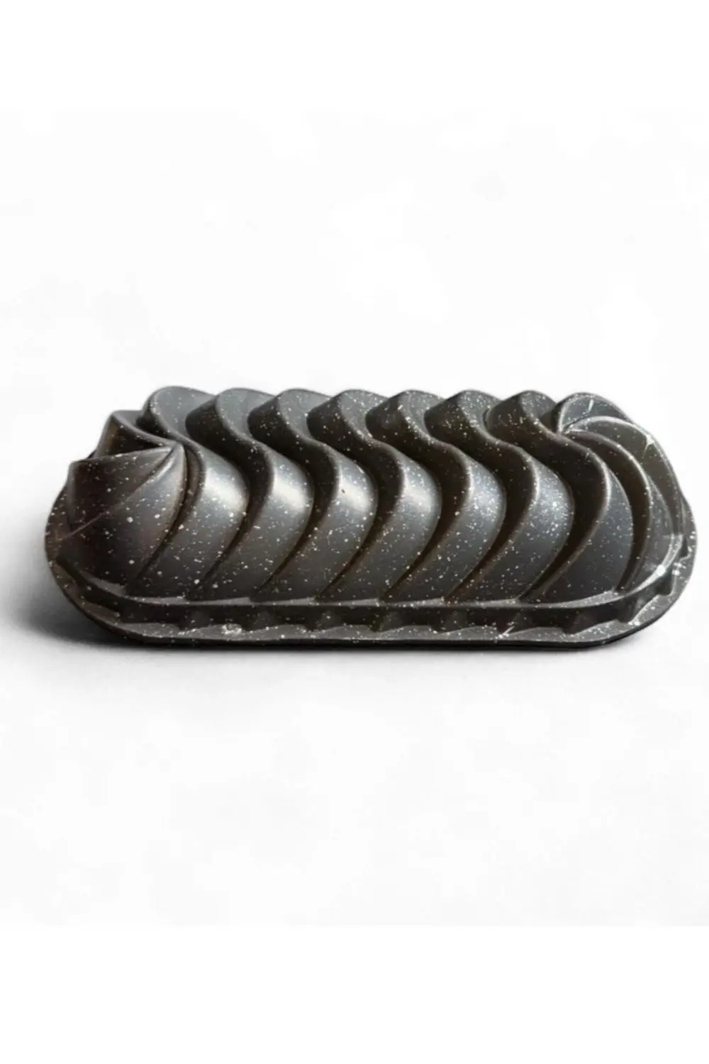 Granit Desenli Döküm Baton Kek Kalıbı – 32,5 cm x 6,5 cm | Dalga