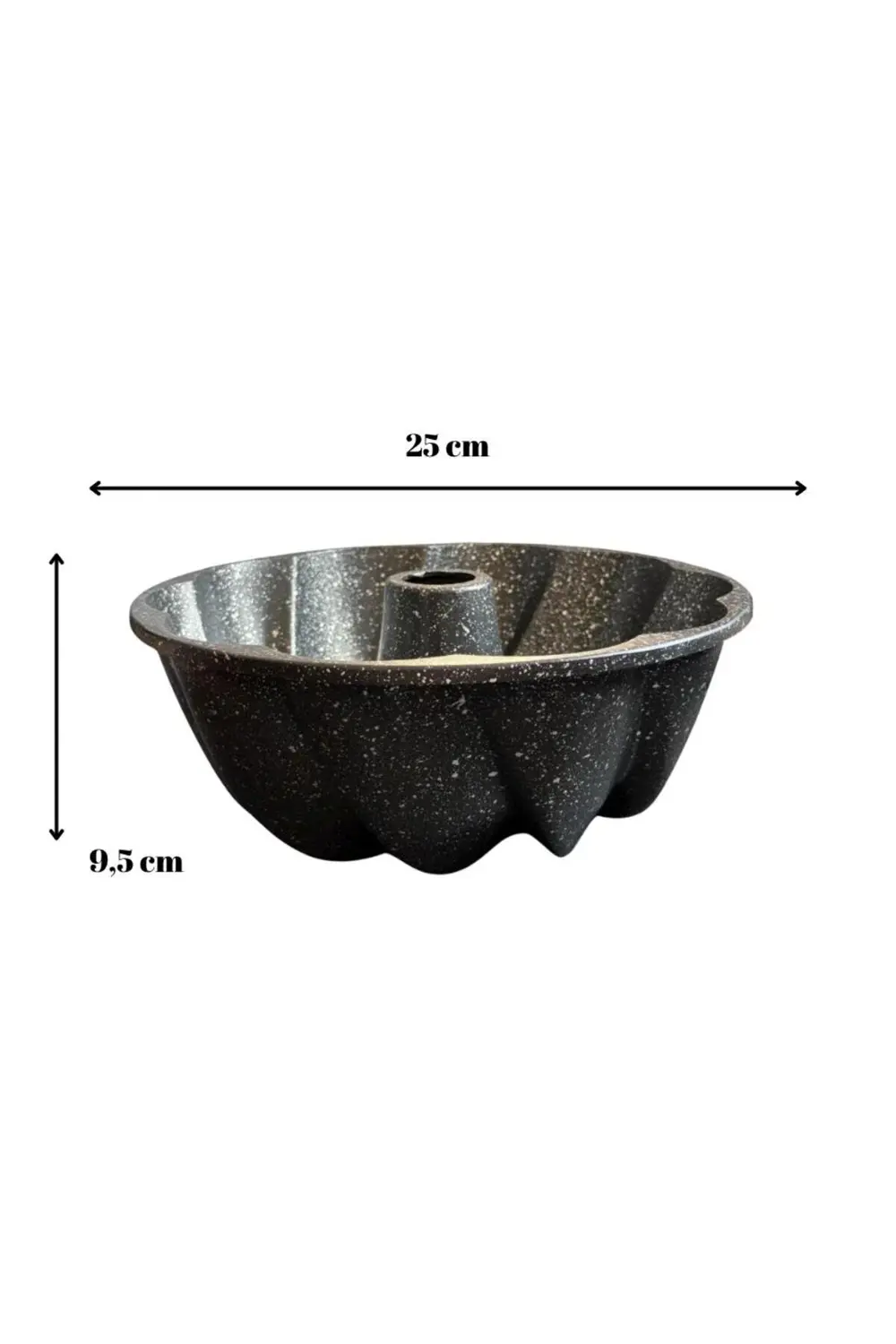 Granit Kaplamalı Döküm Kek Kalıbı 25 cm – Yapışmaz kek kalıbı