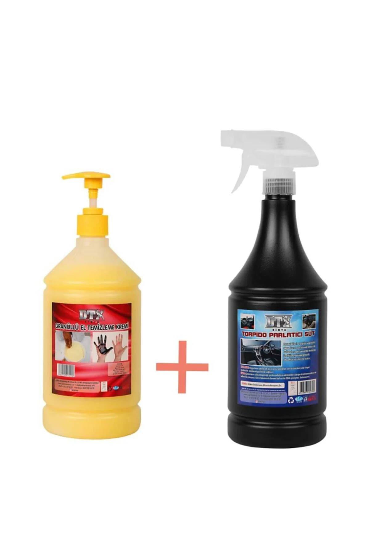 Granüllü El Temizleme Yağ Sök. Kremi 1 Kg & Torpido Parlatıcı Süt