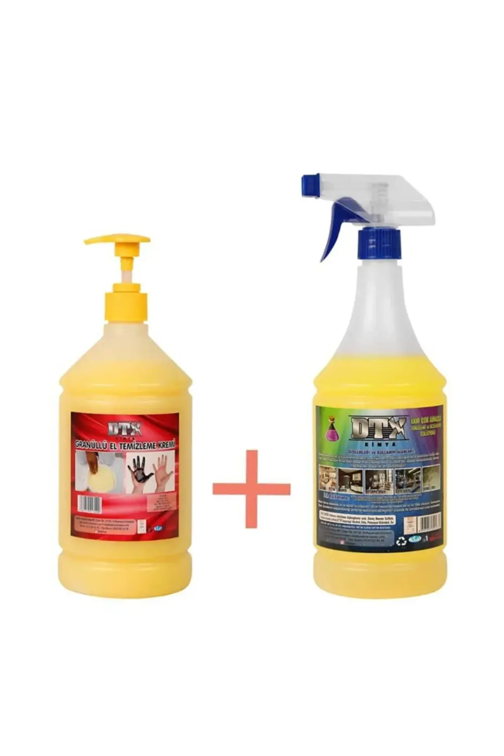 Granüllü Yağ Sök. El Temizleme Sabunu 1 Kg & Ixir Çok Amaçlı Temi