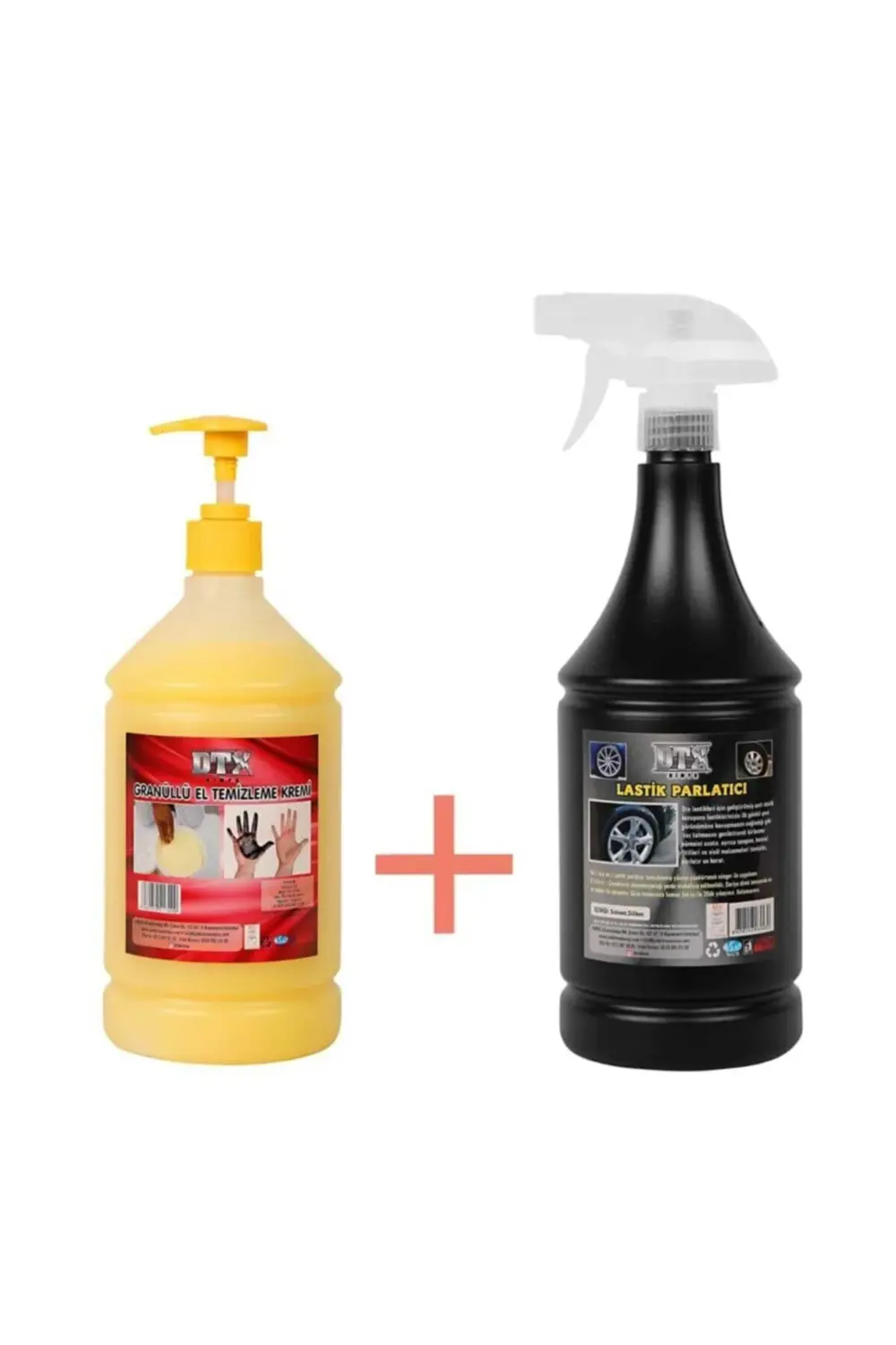 Granüllü Yağ Sökücü El Temizleme Kremi 1 Kg & Lastik Parlatıcı Je