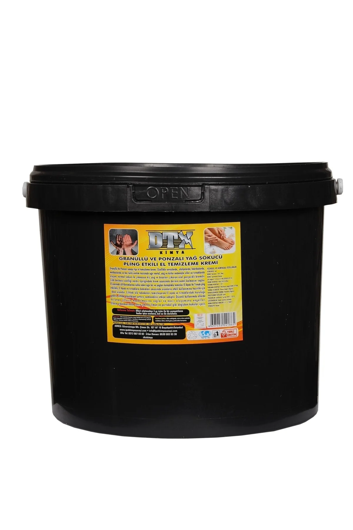 Granürlü El Temizleme Sabunu (kremi) 8 Kg