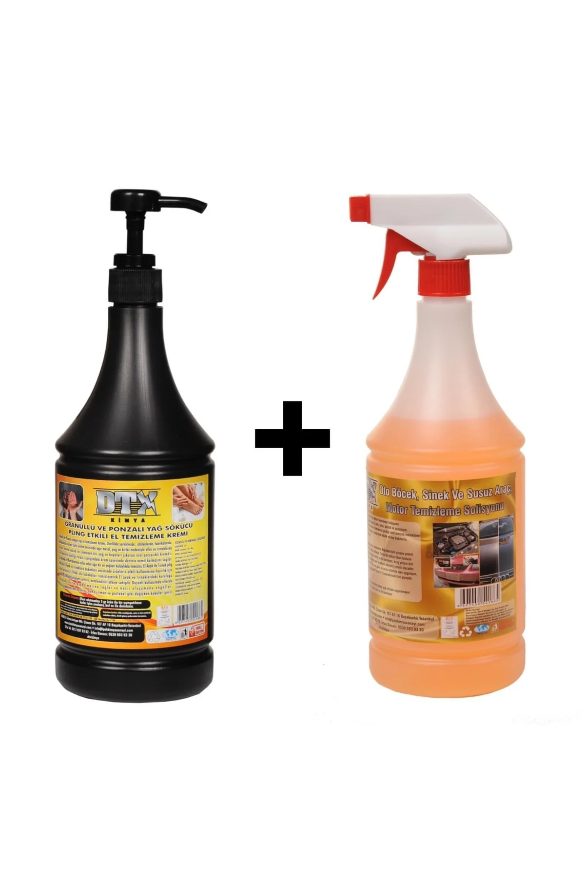 Granürlü El Temizleme Kremi (sabunu) 1 Kg & Oto Böcek, Sinek Temi
