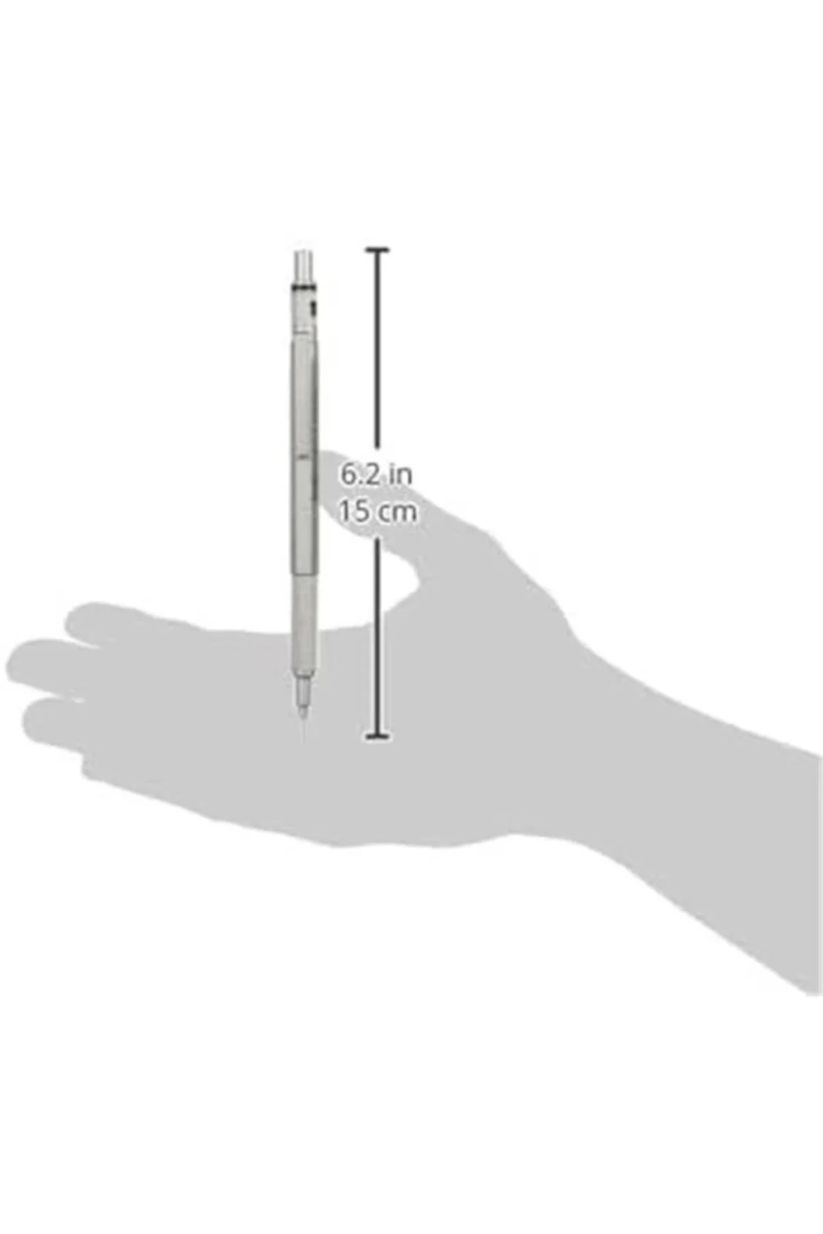 graphx 3'lü Set Mekanik Kurşun Kalem Silgi Min Kurşun gri 0.5 mm