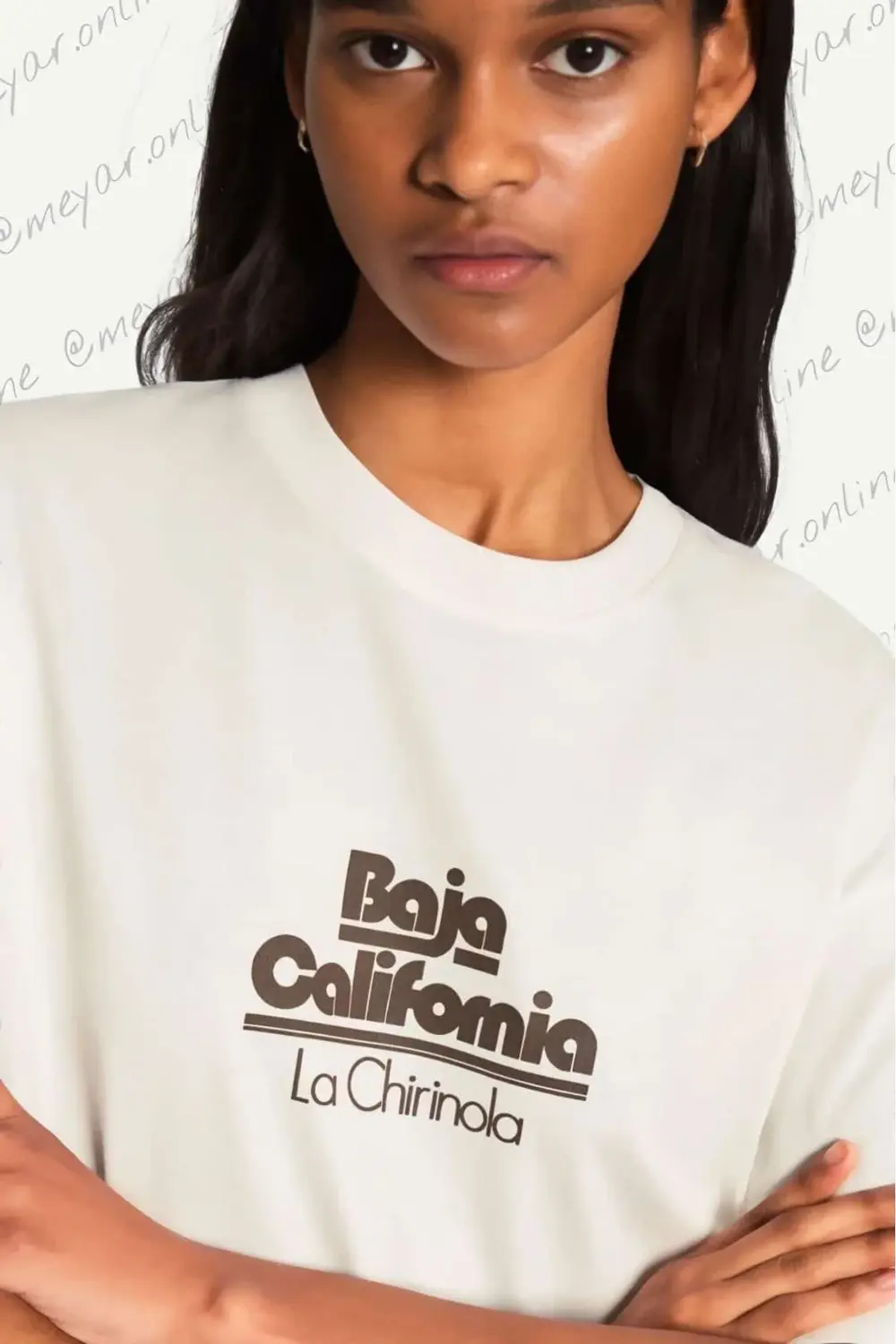 gratiful Desenli kısa kollu oversize t-shirt