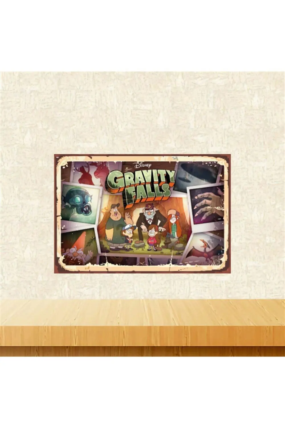 Gravity Falls Tasarımlı 20-30 cm Retro Ahşap Tablo Tkfx5657 Gravity Falls Tasarımlı 20-30 cm Retro Ahşap Tablo Tkfx5657