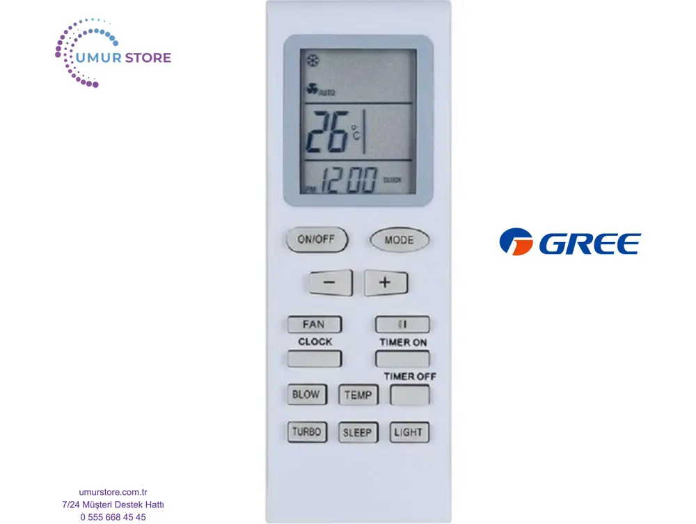 Gree Vialo GWH24RD İnverter Klima Kumandası