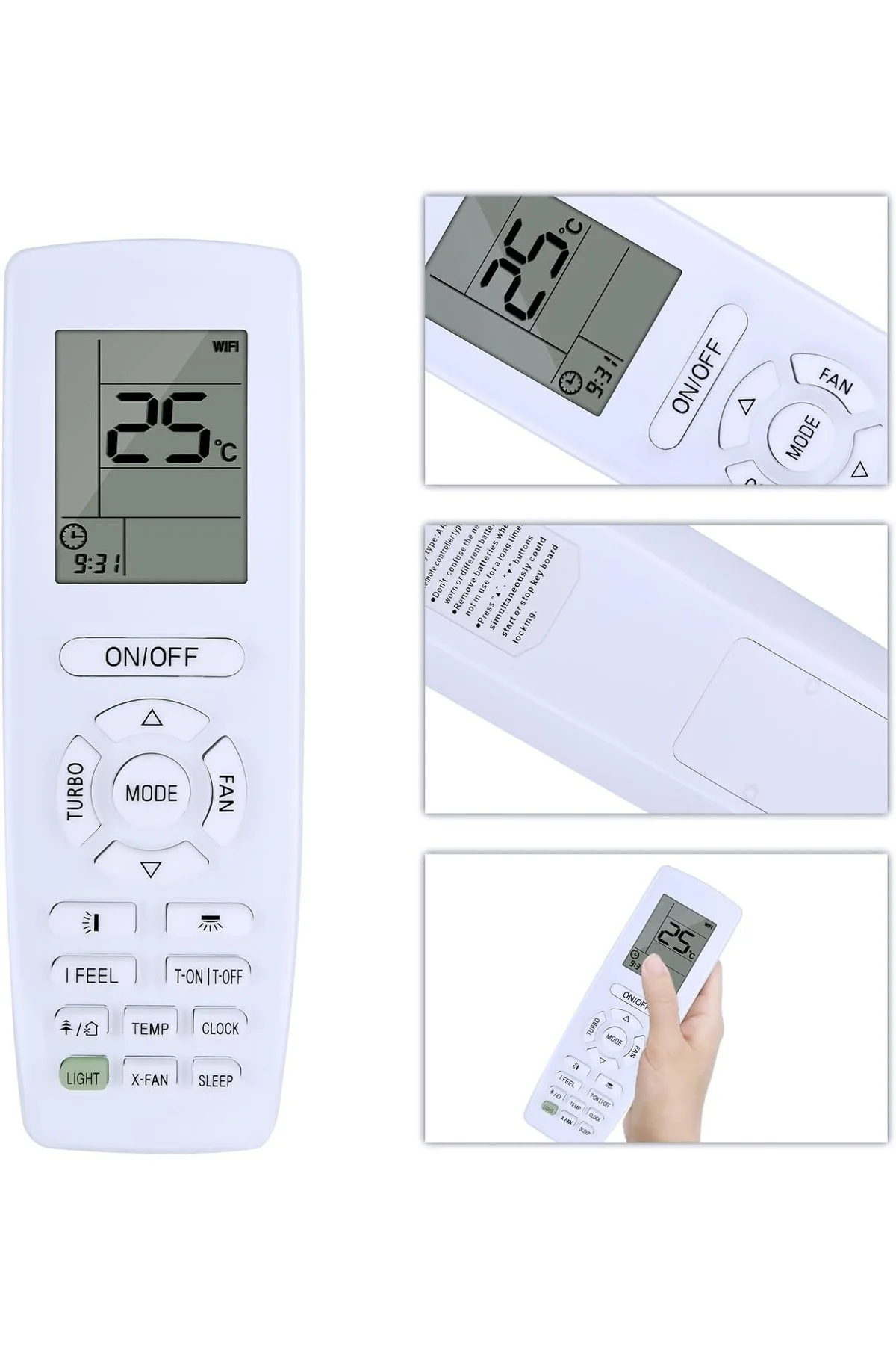 Gree Vıessmann Yb1f2 / Yb1f / Yb1fa Klima Kumandası