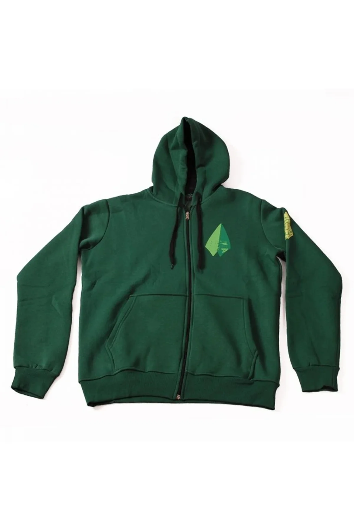 Green Arrow No:1 Kapüşonlu Sweatshirt Hoodie Yeşil