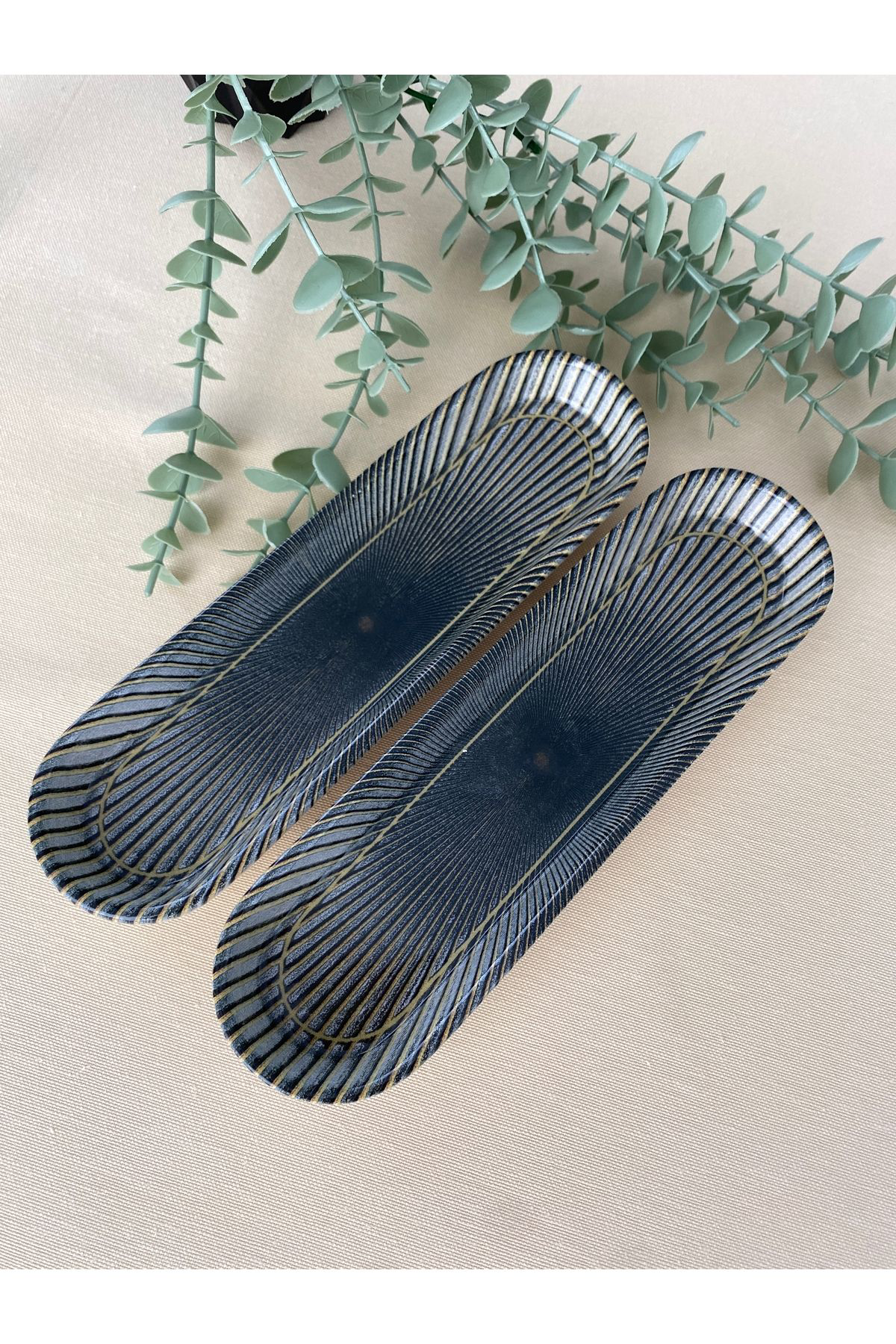 Green Gold 2 Adet Zeytinlik Sunum Tabağı