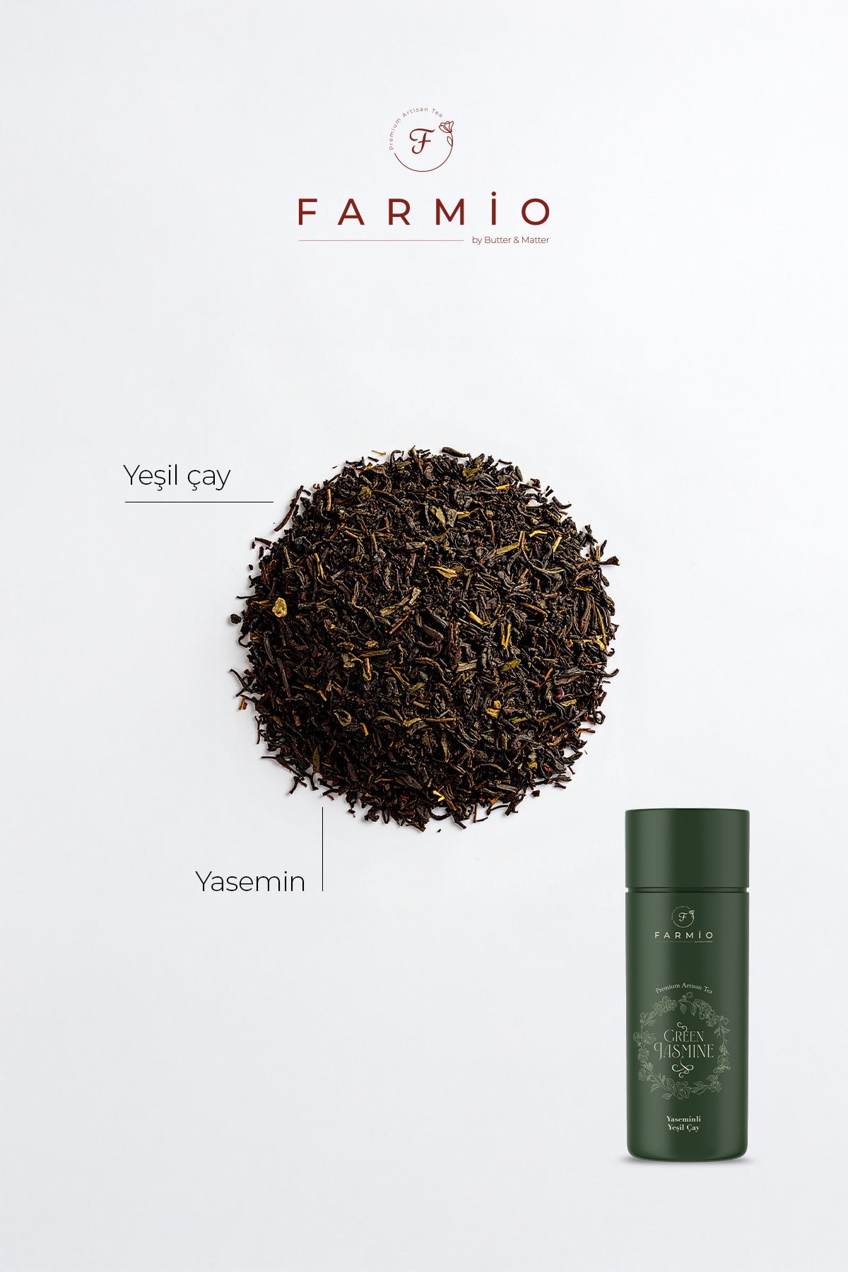 GREEN JASMINE – 12 poşet - Yaseminli Yeşil Çay