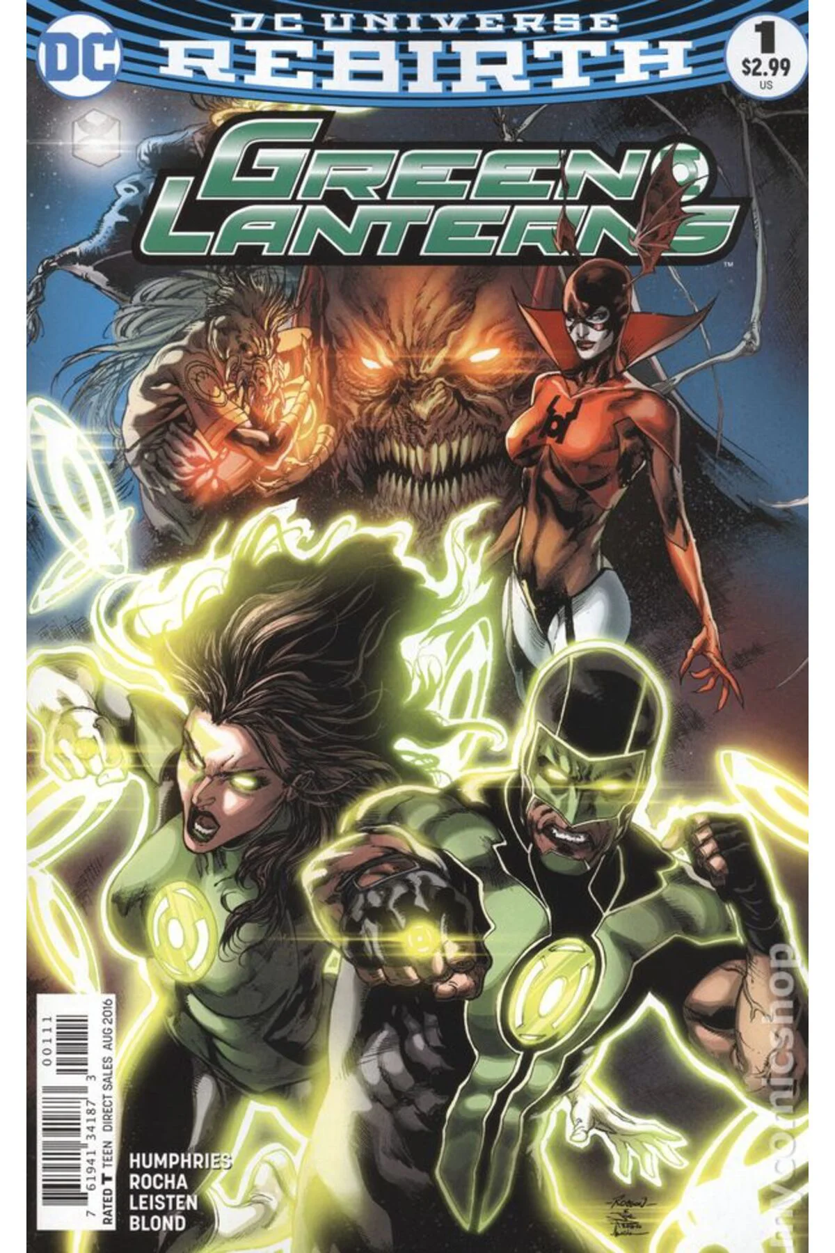 Green Lanterns #1A (ingilizce)