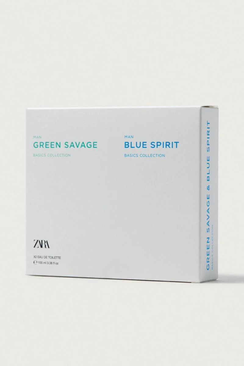 GREEN SAVAGE + BLUE SPIRIT EDT 2X100 ML (3,4 FL. OZ) (indirimsehr