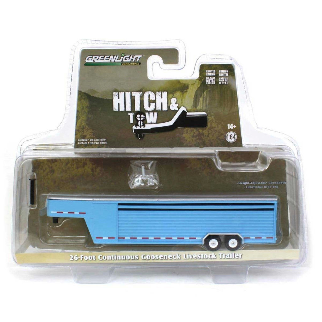 Greenlight 1:64 Hitch & Tow Trailers - 26-Foot Continuous Goosene Greenlight 1:64 Hitch & Tow Trailers - 26-Foot Continuous Goosene