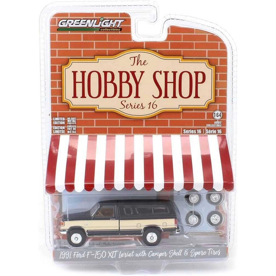 Greenlight 1/64 The Hobby Shop Series 16- 1991 Ford F-150 XLT Lar