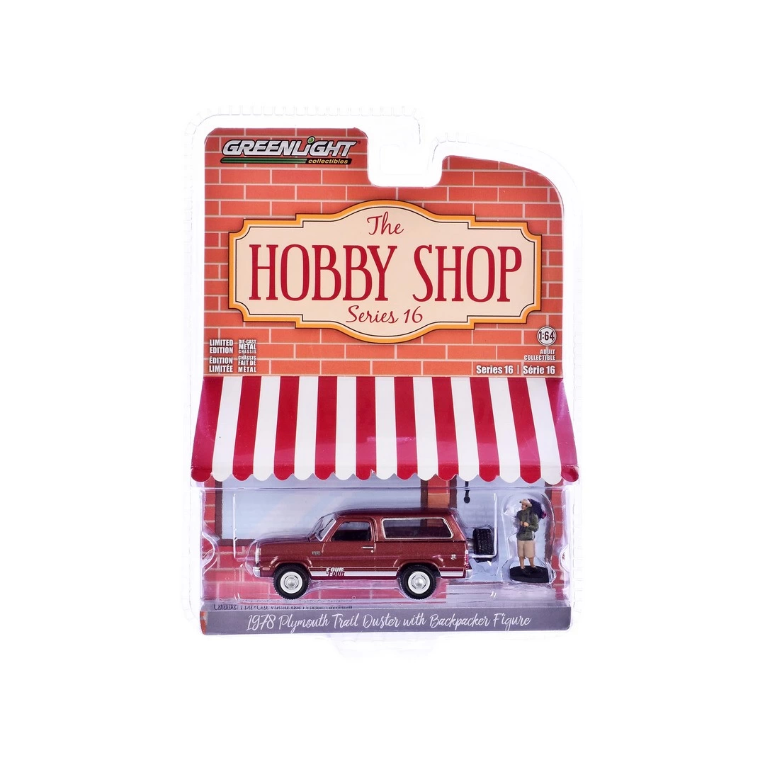Greenlight 1/64 The Hobby Shop Series 16- 1978 Plymouth Trail Dus