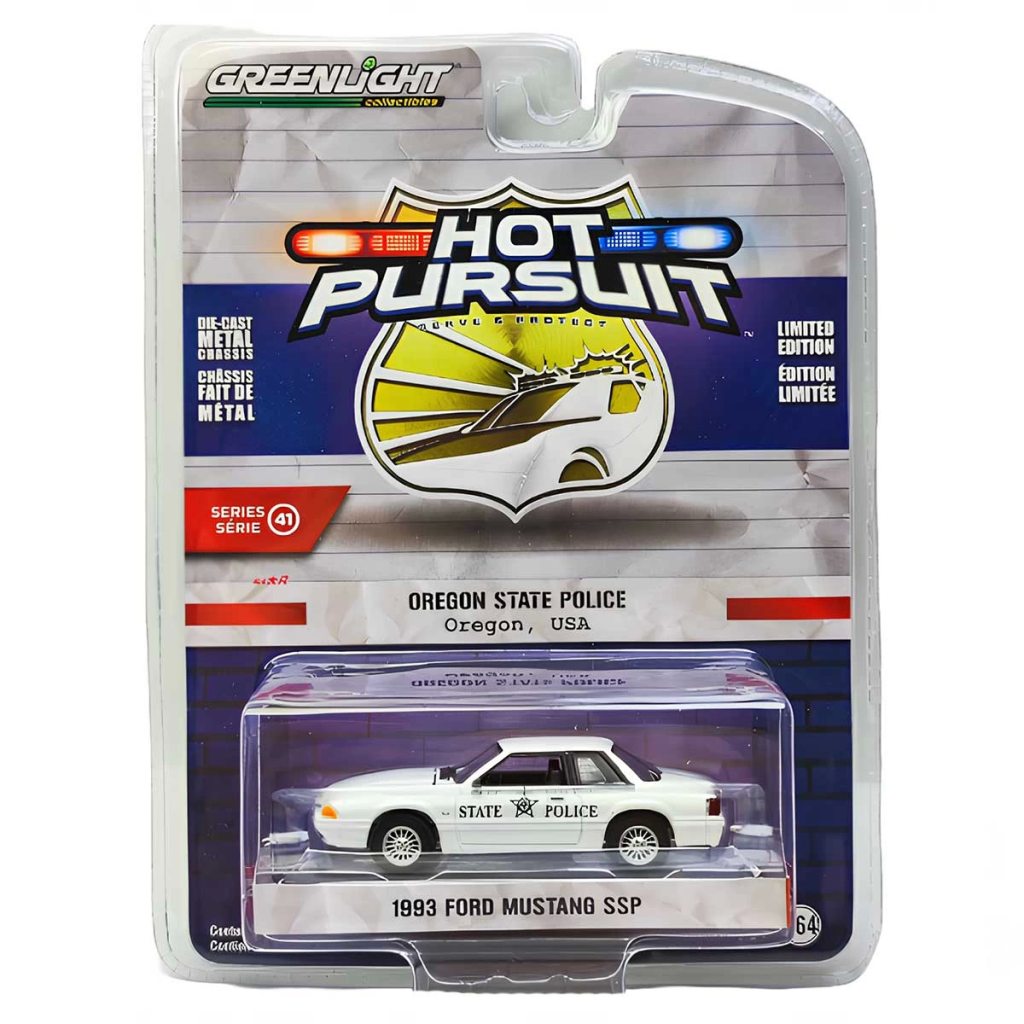 Greenlight 1/64 1993 Ford Mustang SSP Greenlight 1/64 1993 Ford Mustang SSP