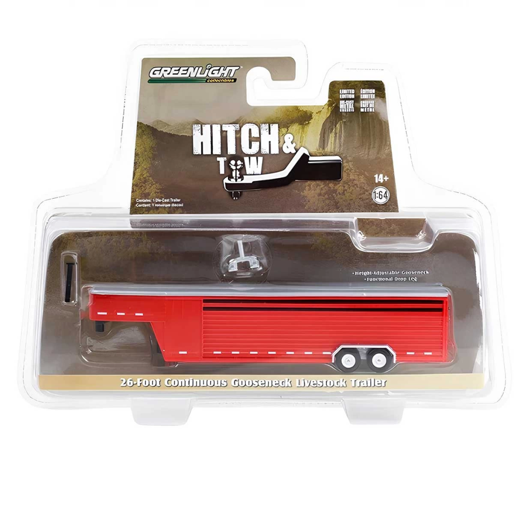 Greenlight 1/64 Continuous Gooseneck Livestock Trailer Greenlight 1/64 Continuous Gooseneck Livestock Trailer