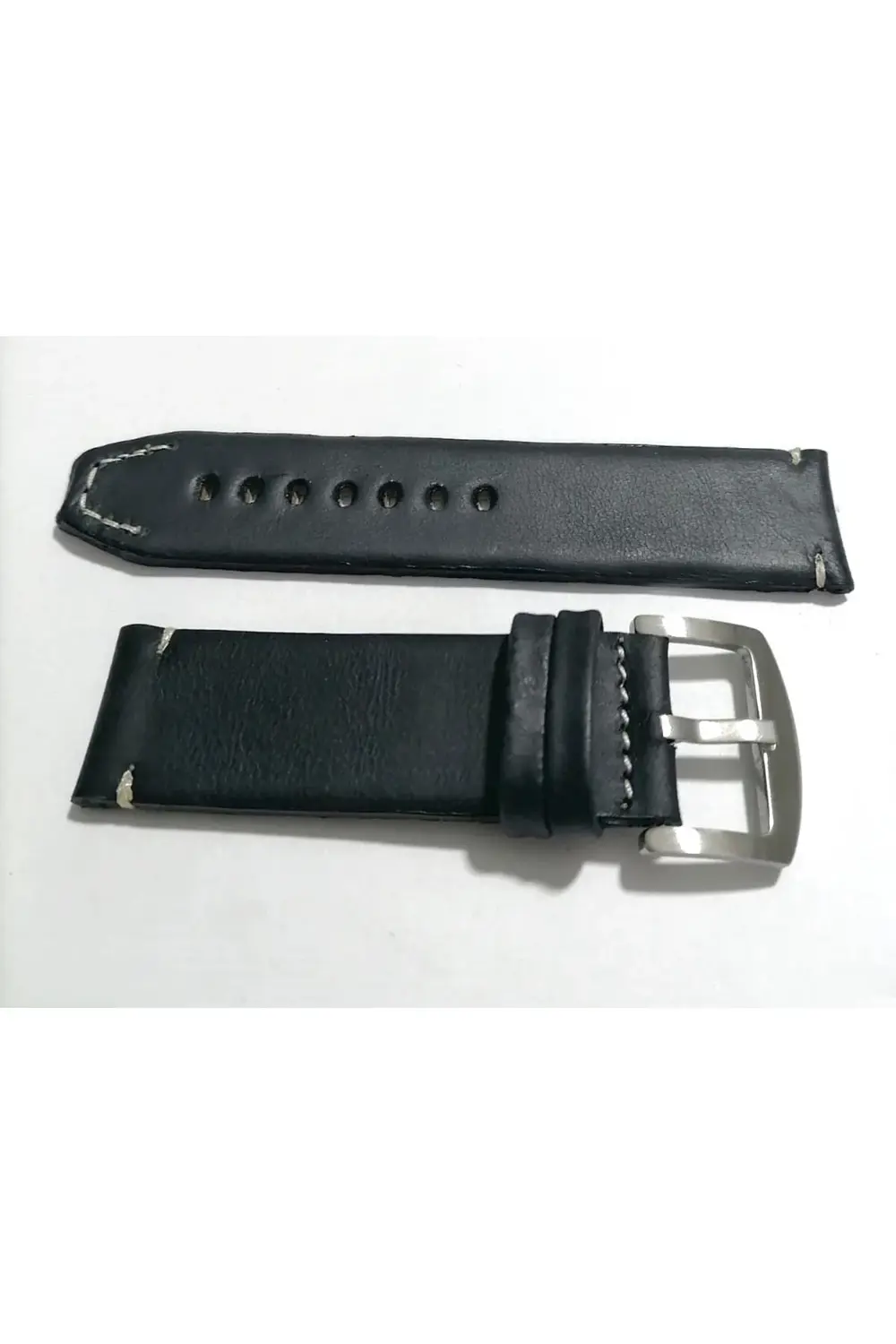 Greyzi Deri Fosil & Her Saate Uygun Saat Kordonu 24 mm kahve   (1