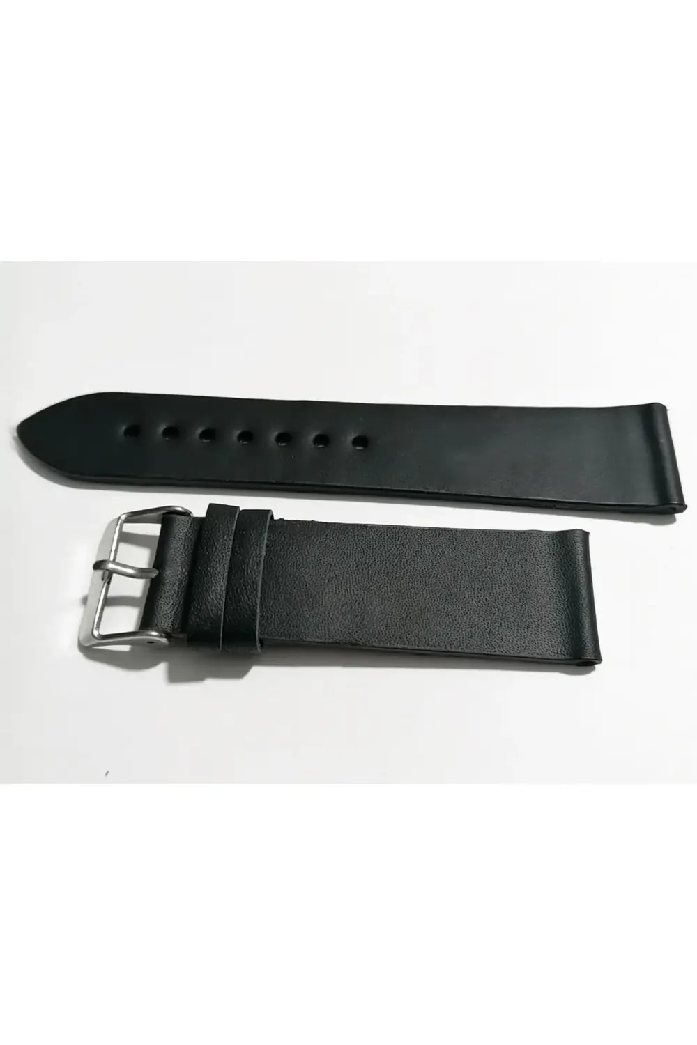 Greyzi Deri Fosil&Her Saate  Uygun Saat Kordonu 20 mm Siyah