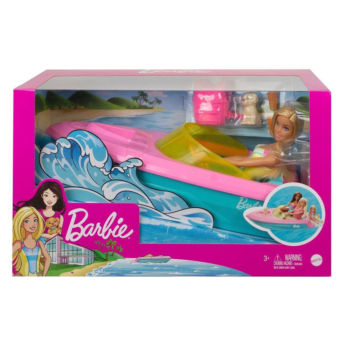GRG30 Barbie ve Teknesi Oyun Seti GRG30 Barbie ve Teknesi Oyun Seti