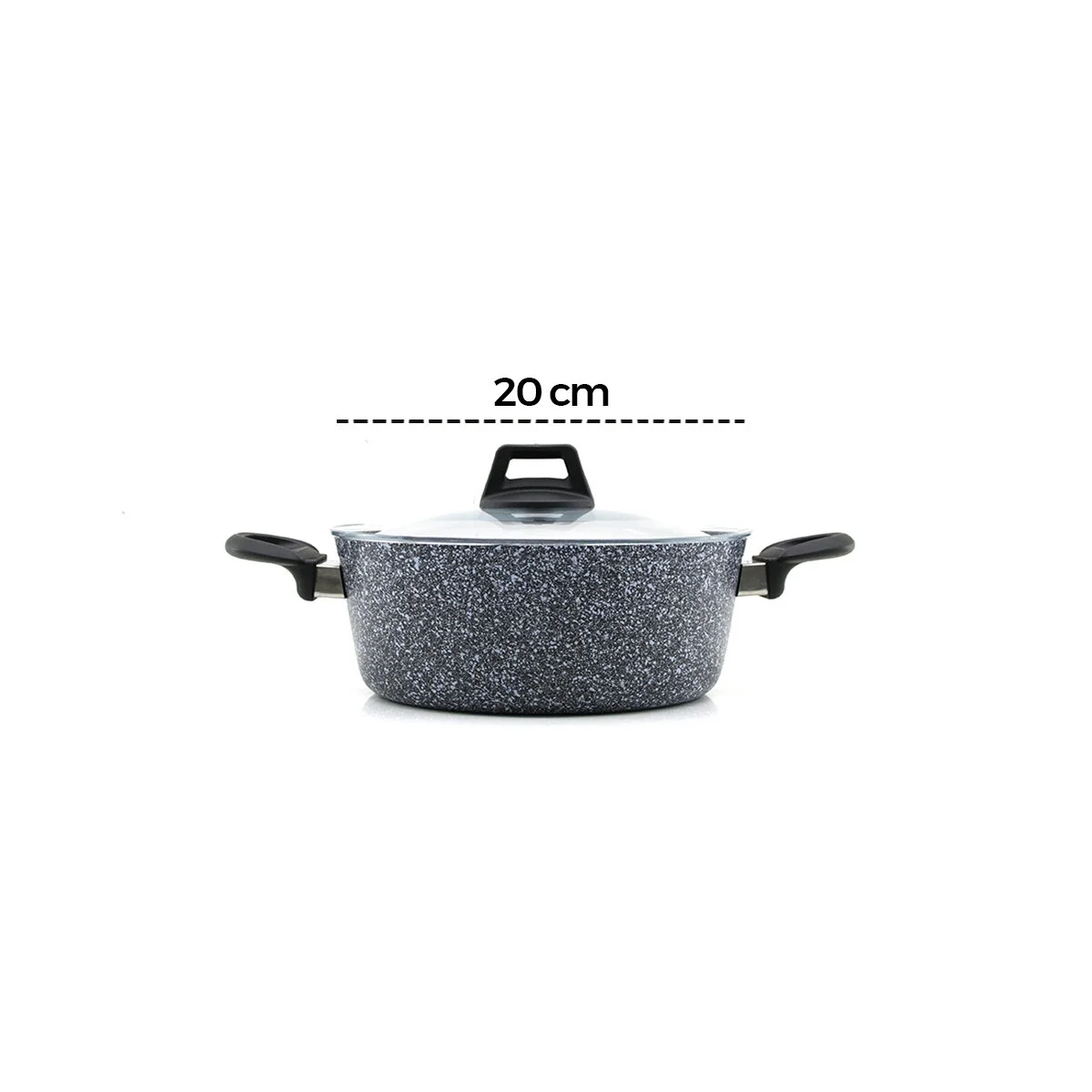 Gri 7 Parça Granit Tencere - Tava Seti 20-24cm Derin - 27cm Basık Cam Kapak Tencere - 26cm Tava Bx40 Fiyatı, Yorumları ve Özellikleri