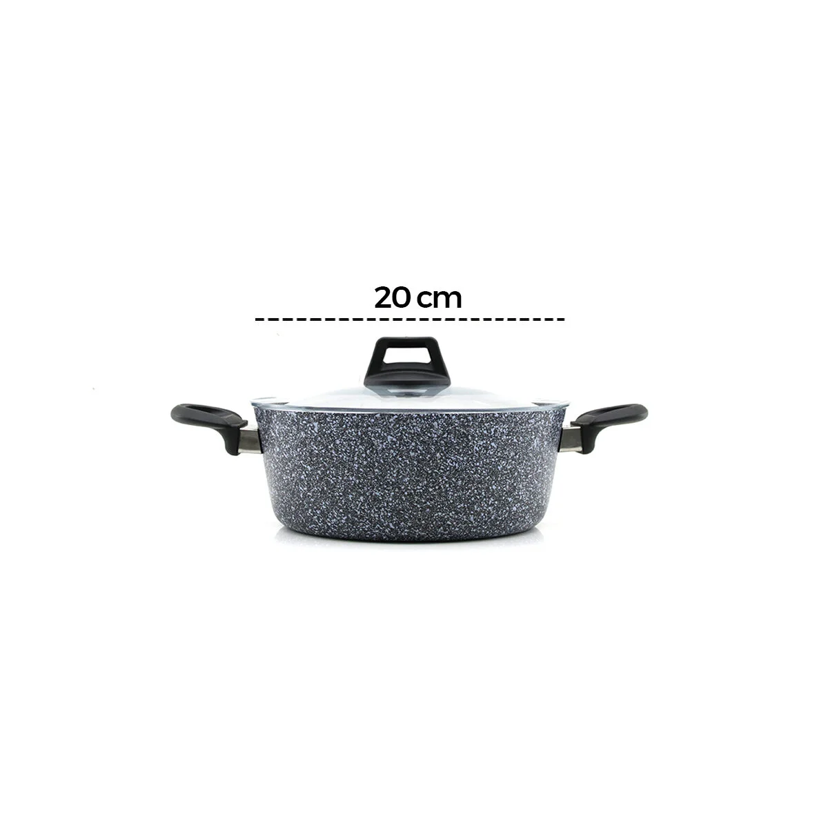 Gri 7 Parça Granit Tencere - Tava Seti 20-24CM Derin - 27CM Basık Cam Kapak Tencere - 26CM Tava Fiyatı, Yorumları ve Özellikleri