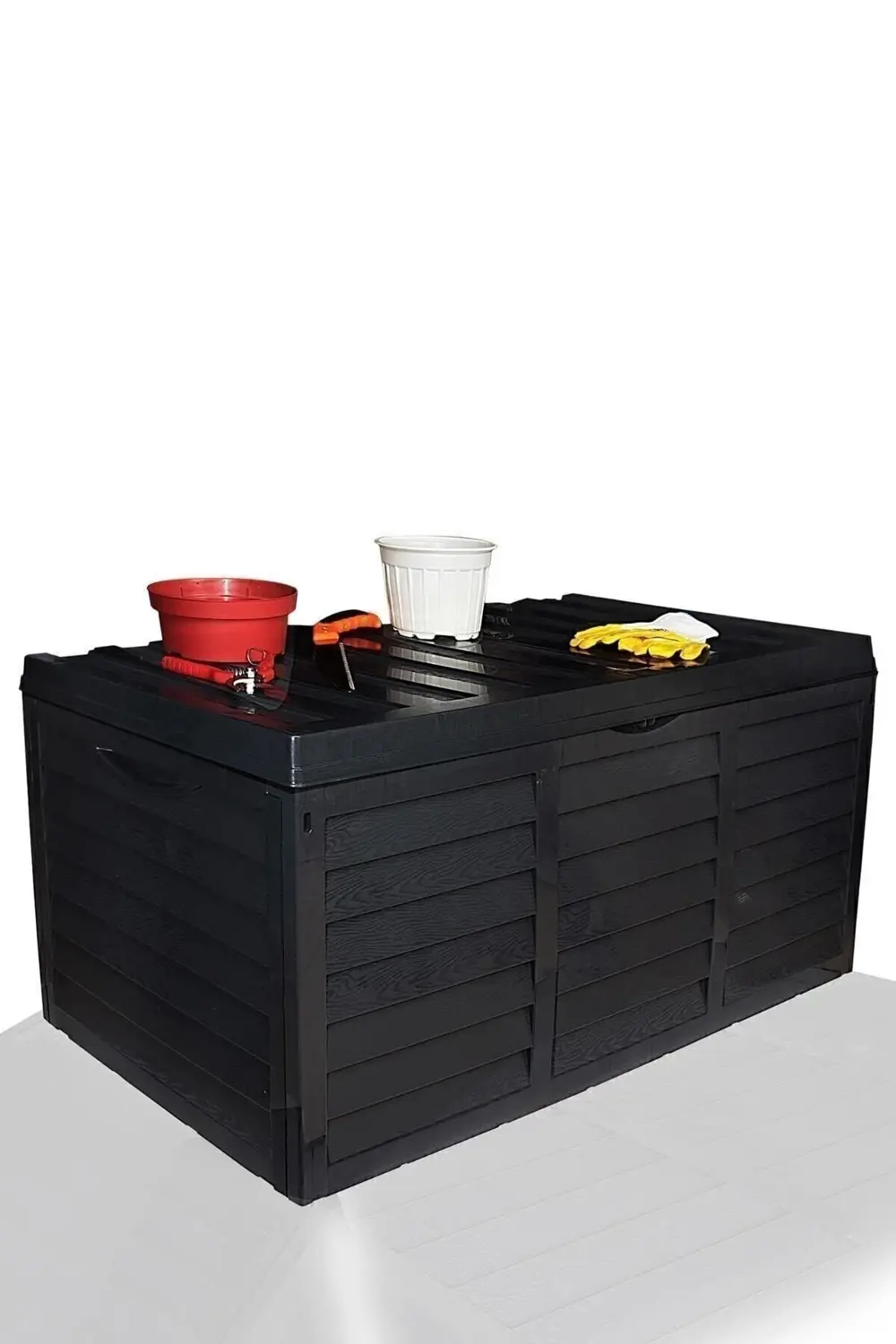 Gri Bahçe Balkon Depolama Sandığı 320lt