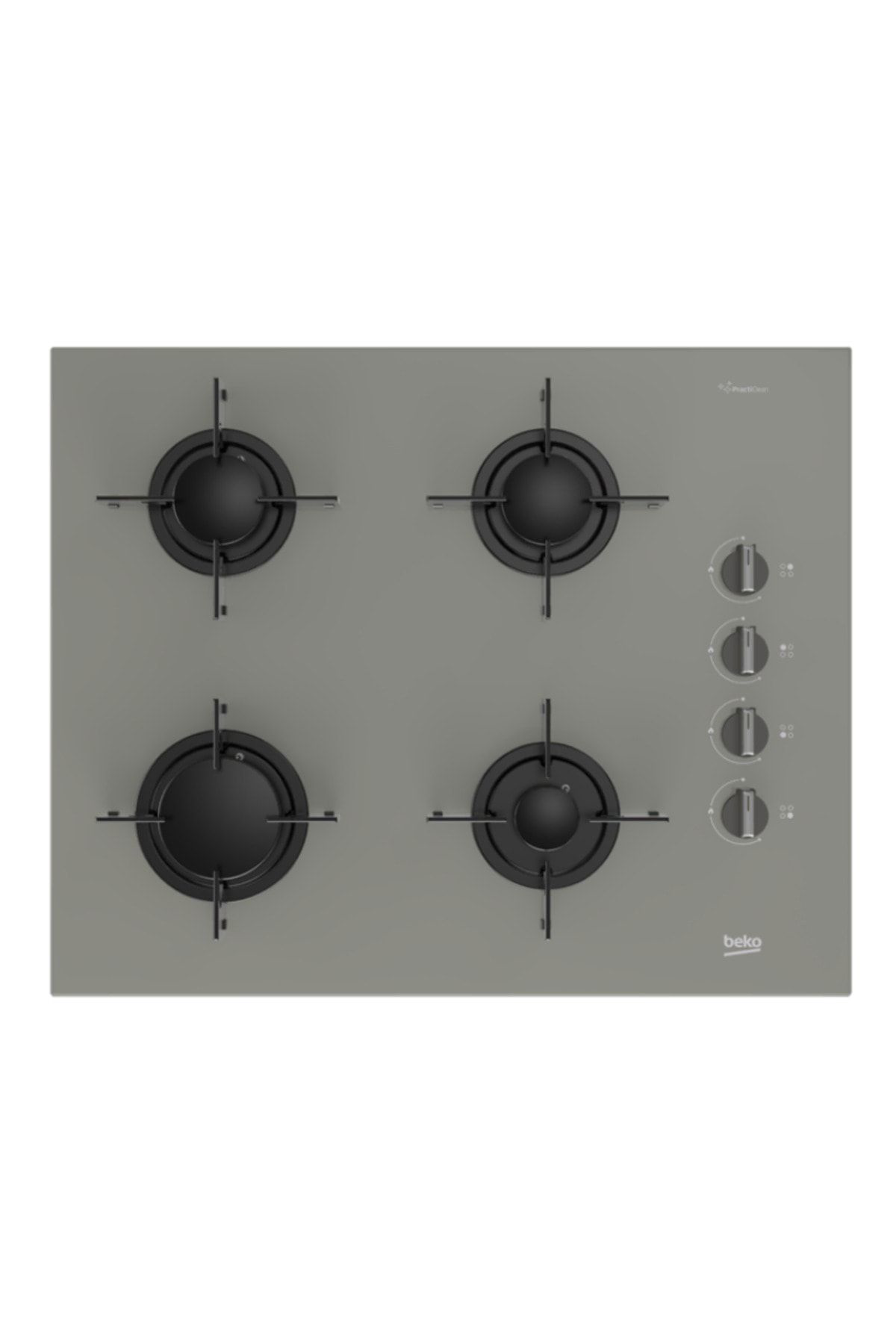 Beko Gri Cam 3Lü Ankastre Set