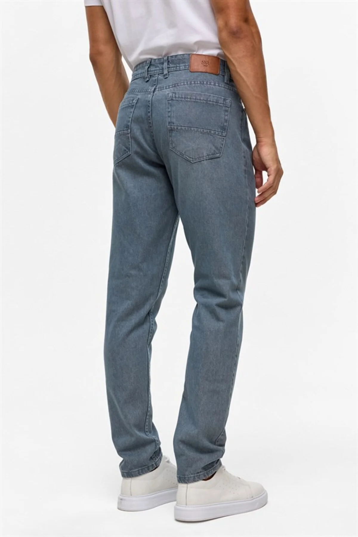 Gri Denim Pantolon Gri Denim Pantolon
